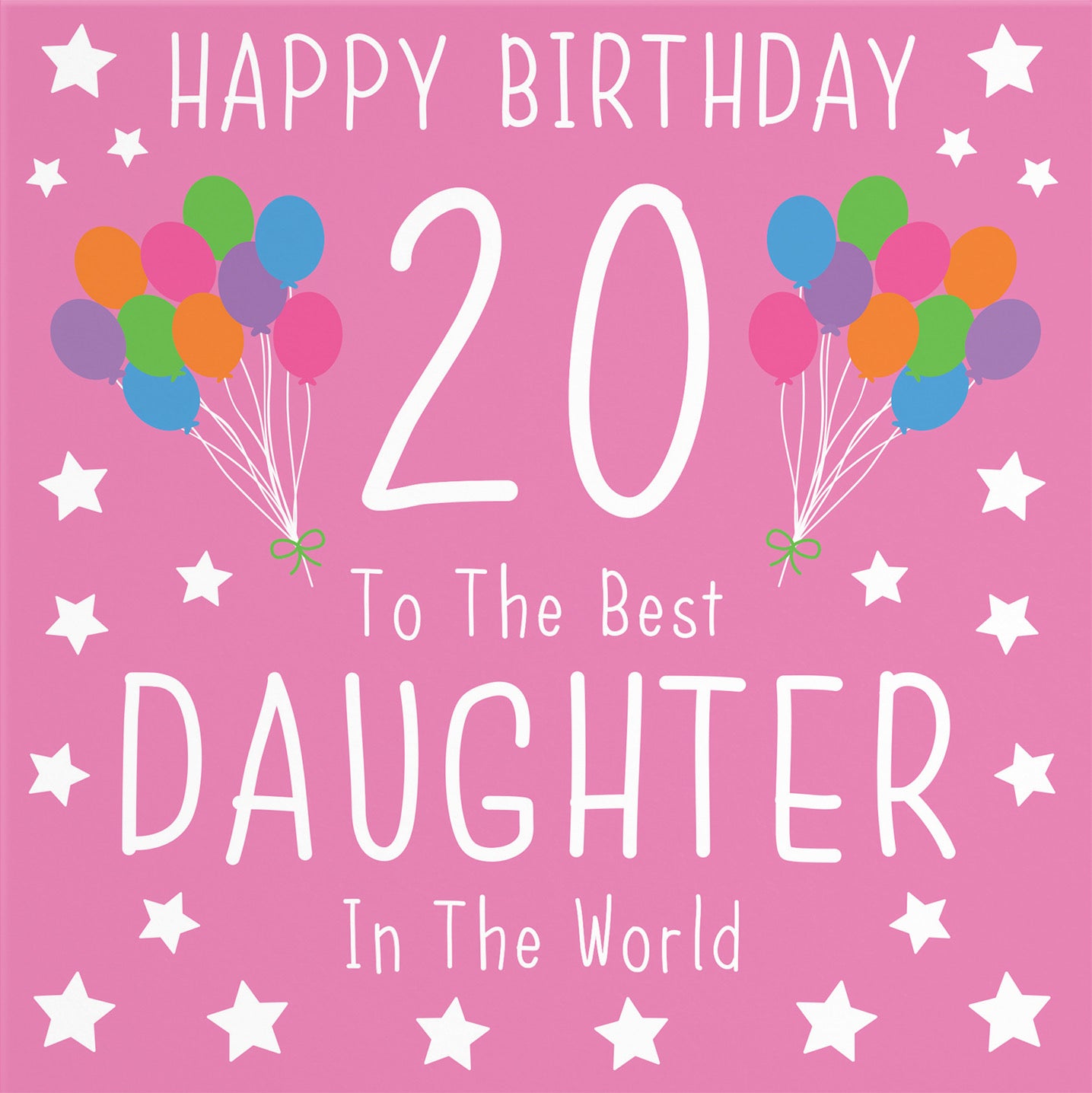 20th Daughter Birthday Card Iconic - Default Title (B08JRT5KTC)