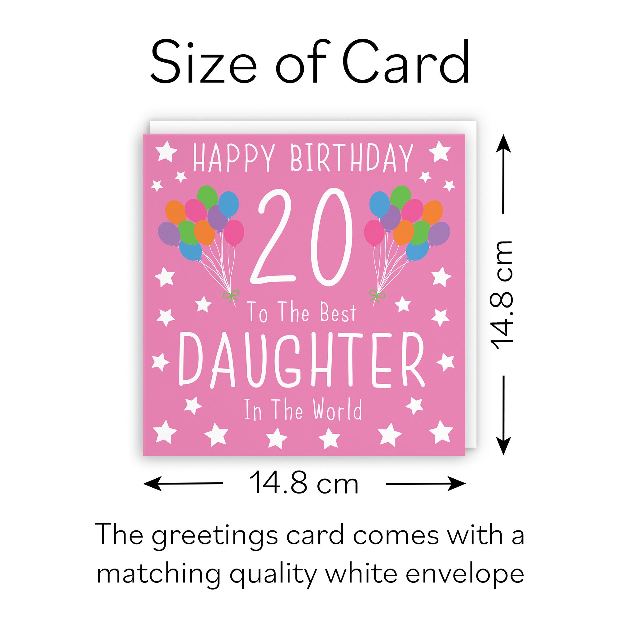20th Daughter Birthday Card Iconic - Default Title (B08JRT5KTC)