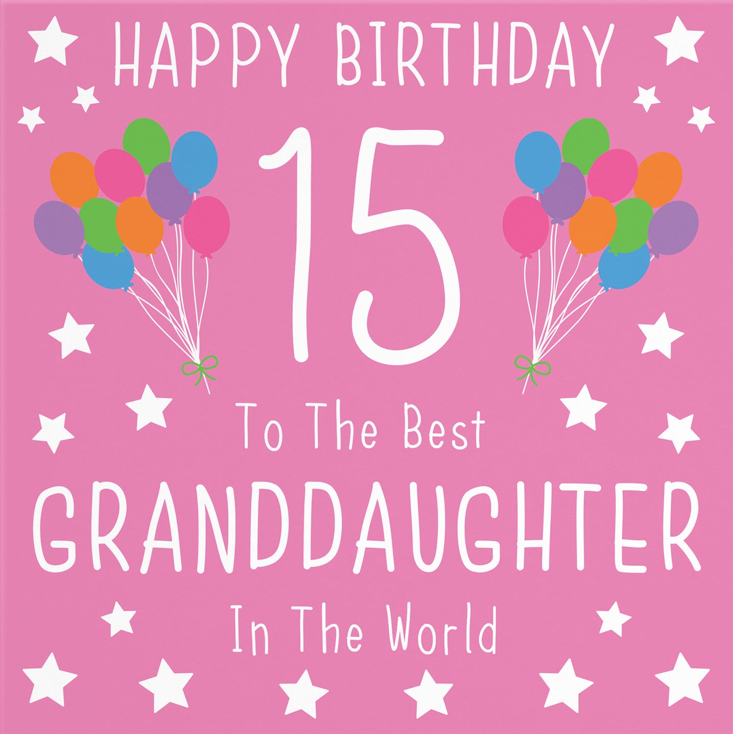 15th Granddaughter Birthday Card Iconic - Default Title (B08JS26ZYB)