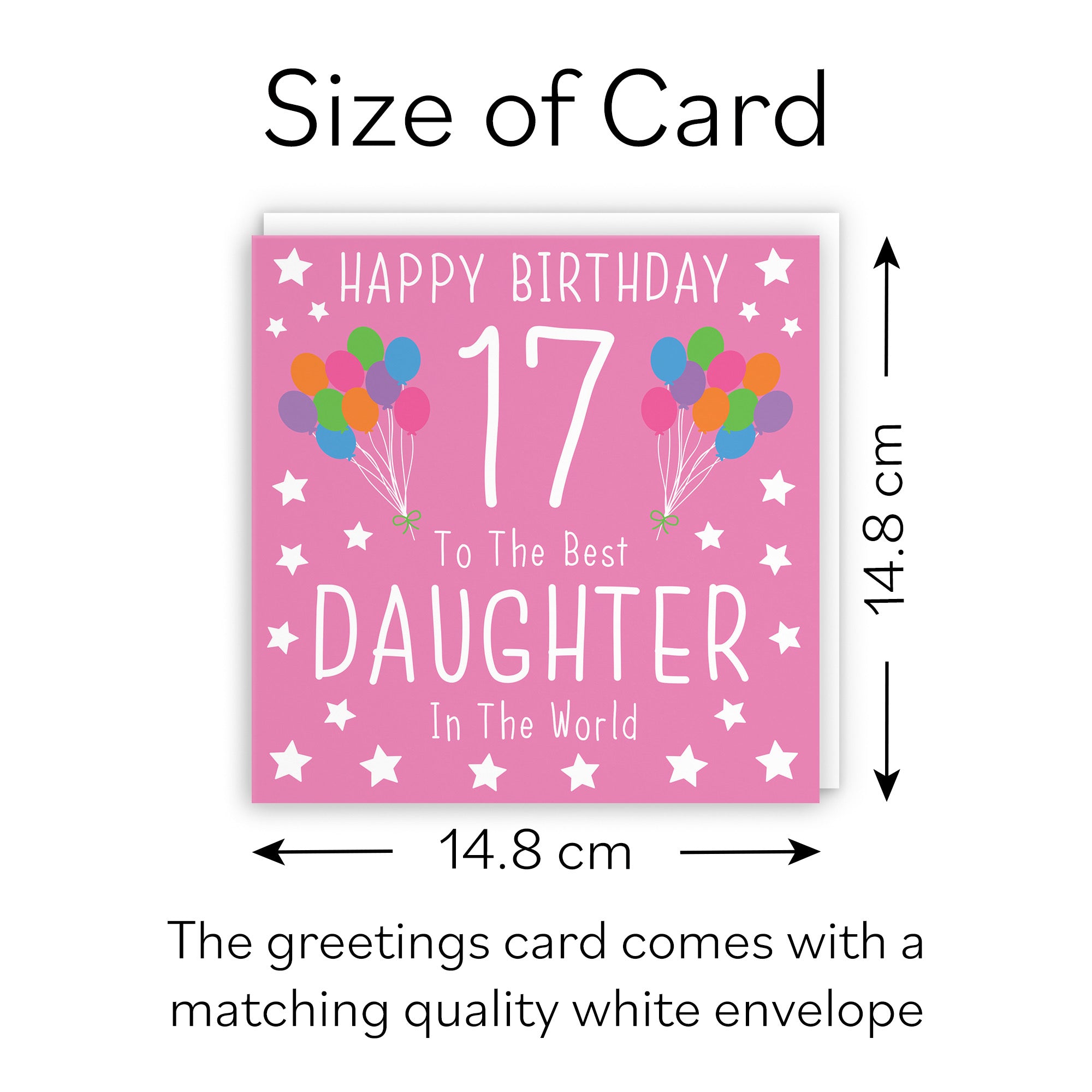 17th Daughter Birthday Card Iconic - Default Title (B08JS36B2M)