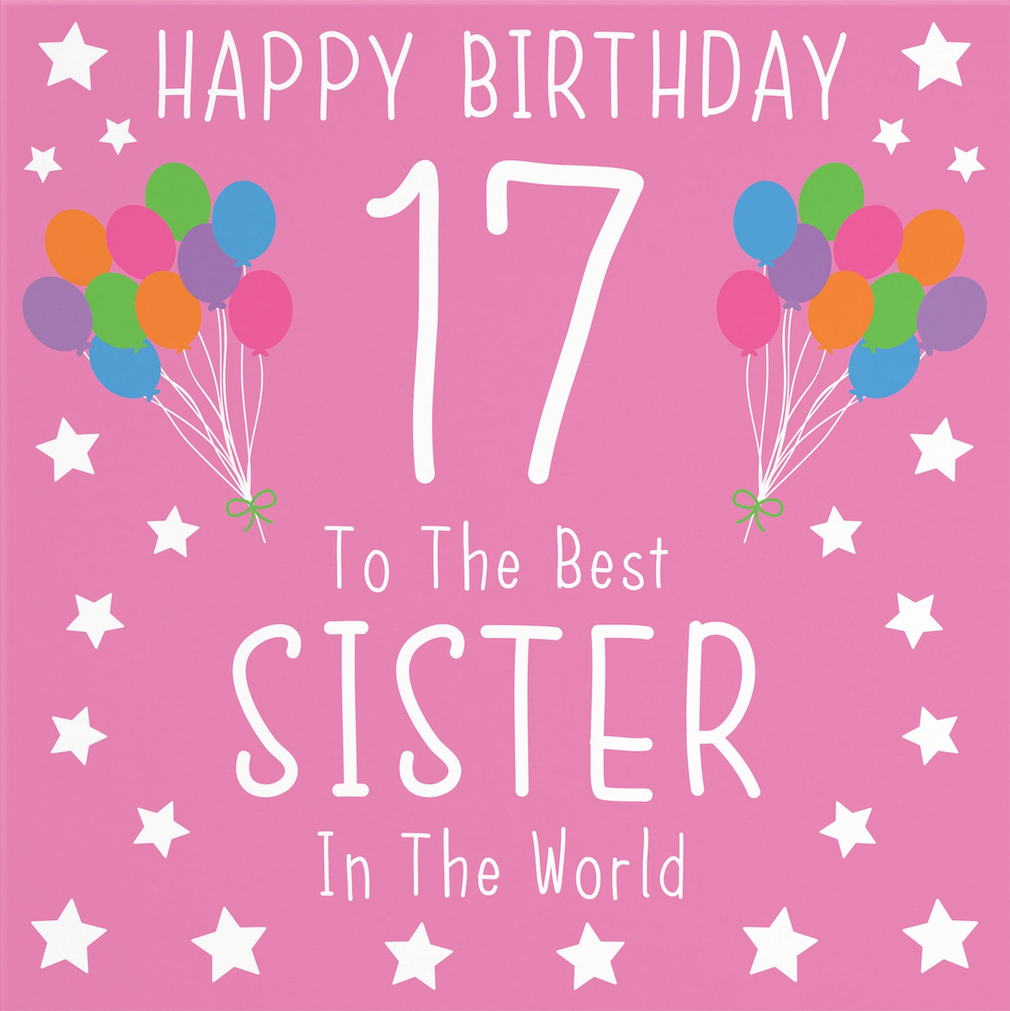 17th Sister Birthday Card Iconic - Default Title (B08JZCRHNF)
