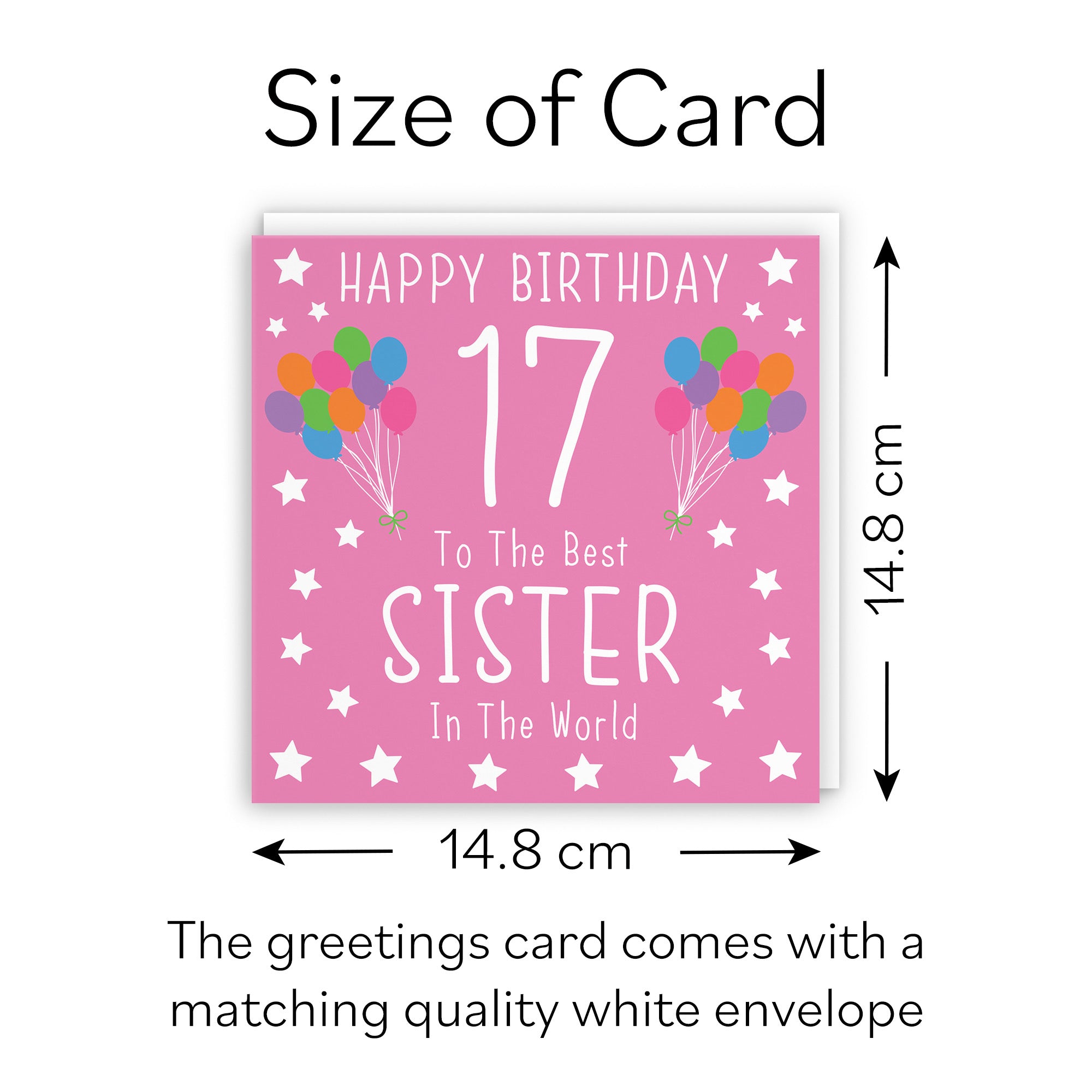 17th Sister Birthday Card Iconic - Default Title (B08JZCRHNF)