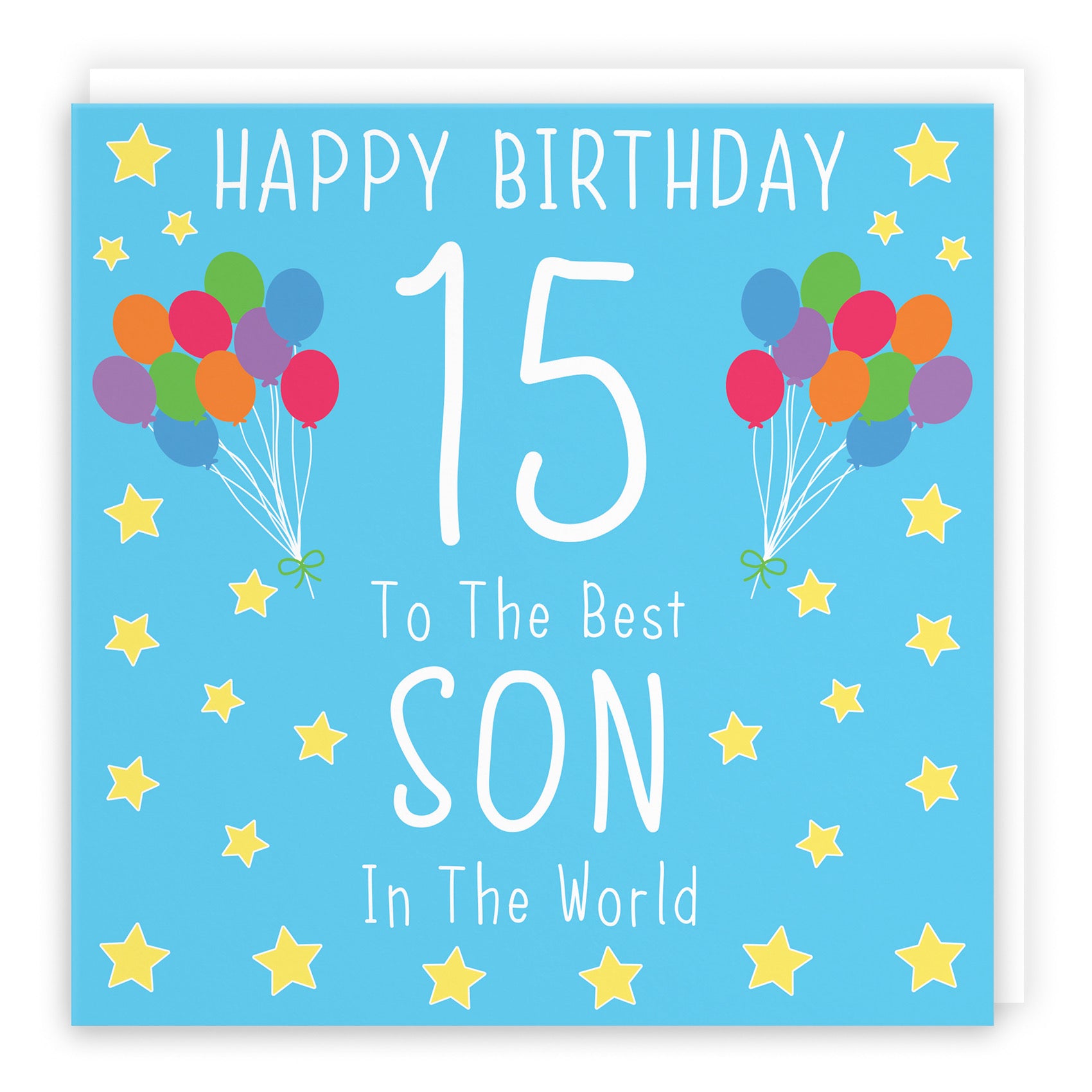 15th Son Birthday Card Iconic - Default Title (B08JZFF247)