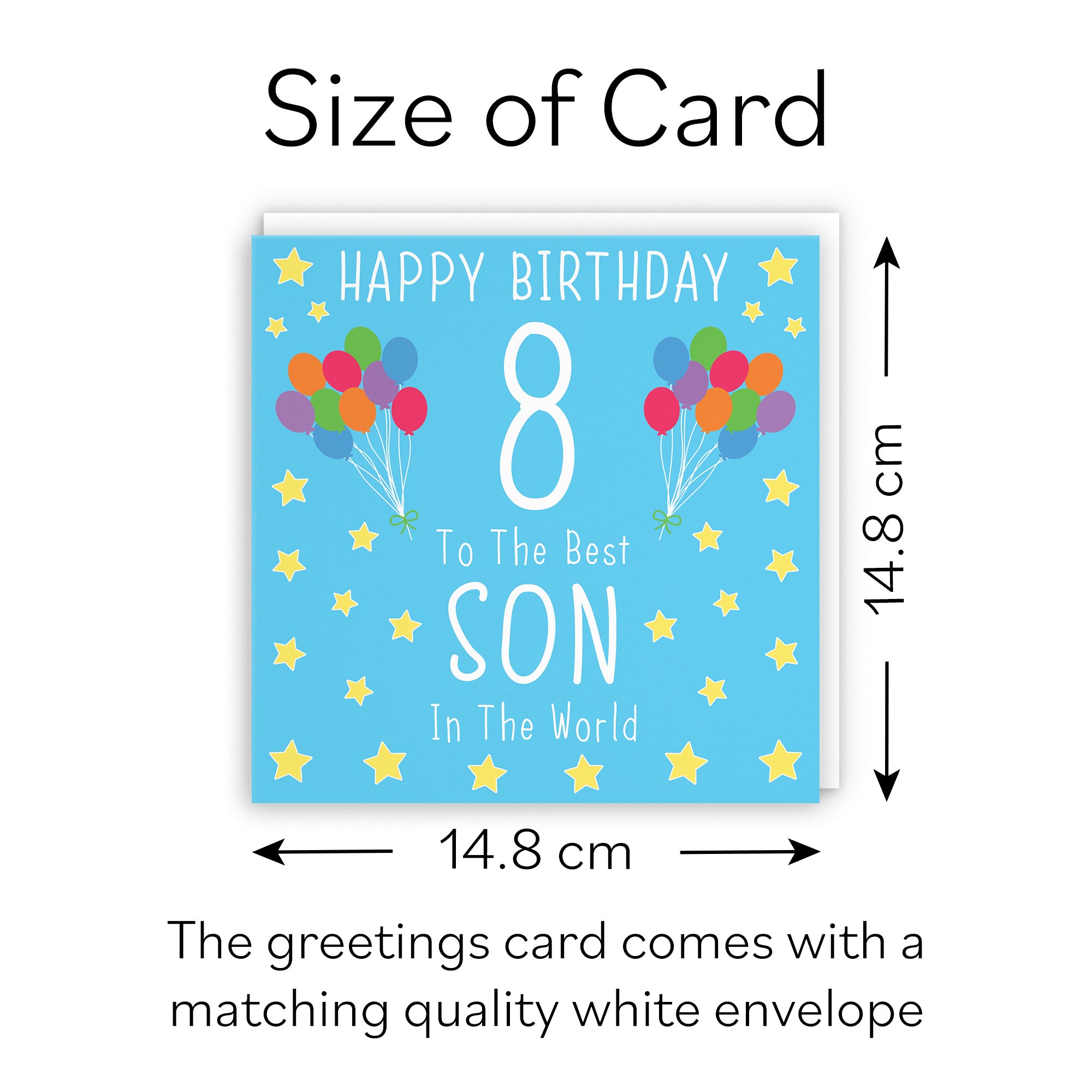 8th Son Birthday Card Iconic - Default Title (B08JZFSBD4)