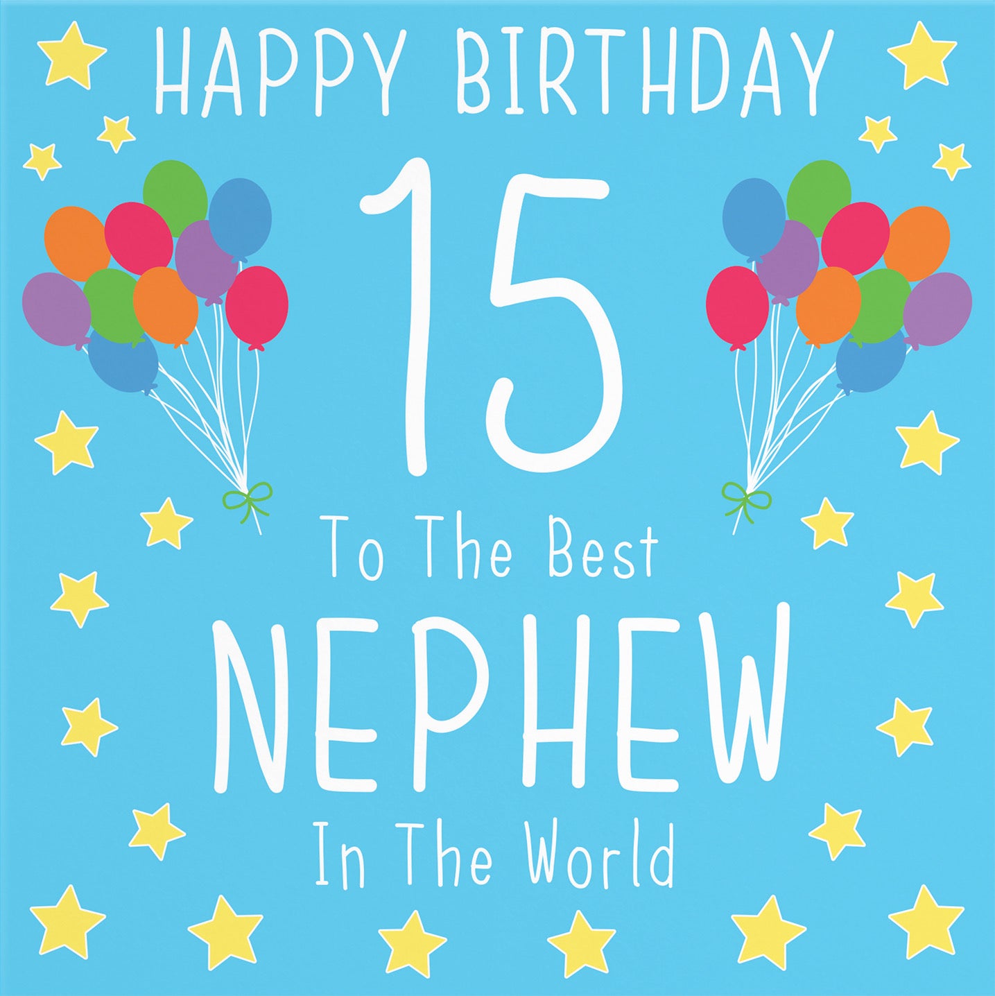 15th Nephew Birthday Card Iconic - Default Title (B08K2KZG12)