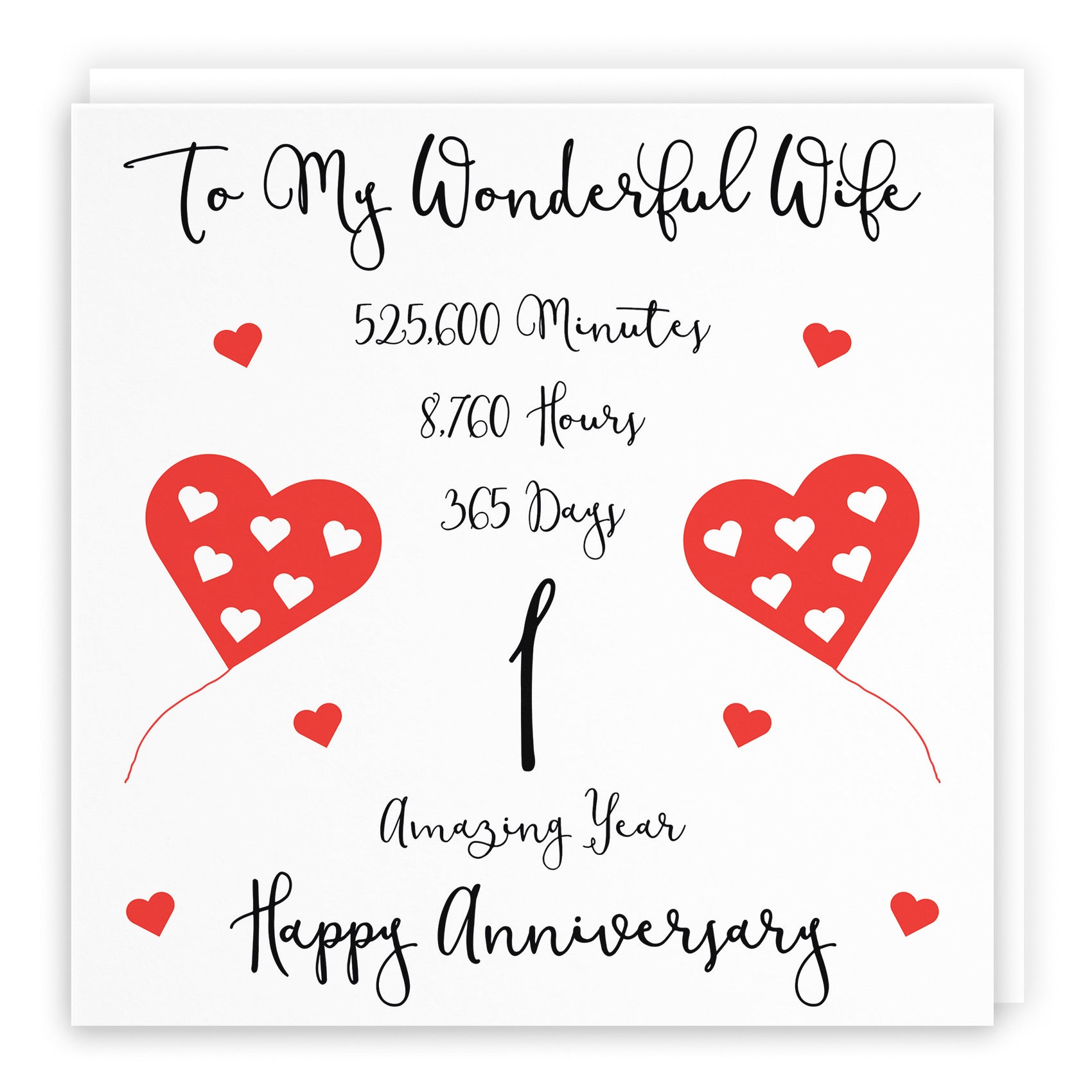 1st Wife Anniversary Card Timeless - Default Title (B08K7R7Z19)