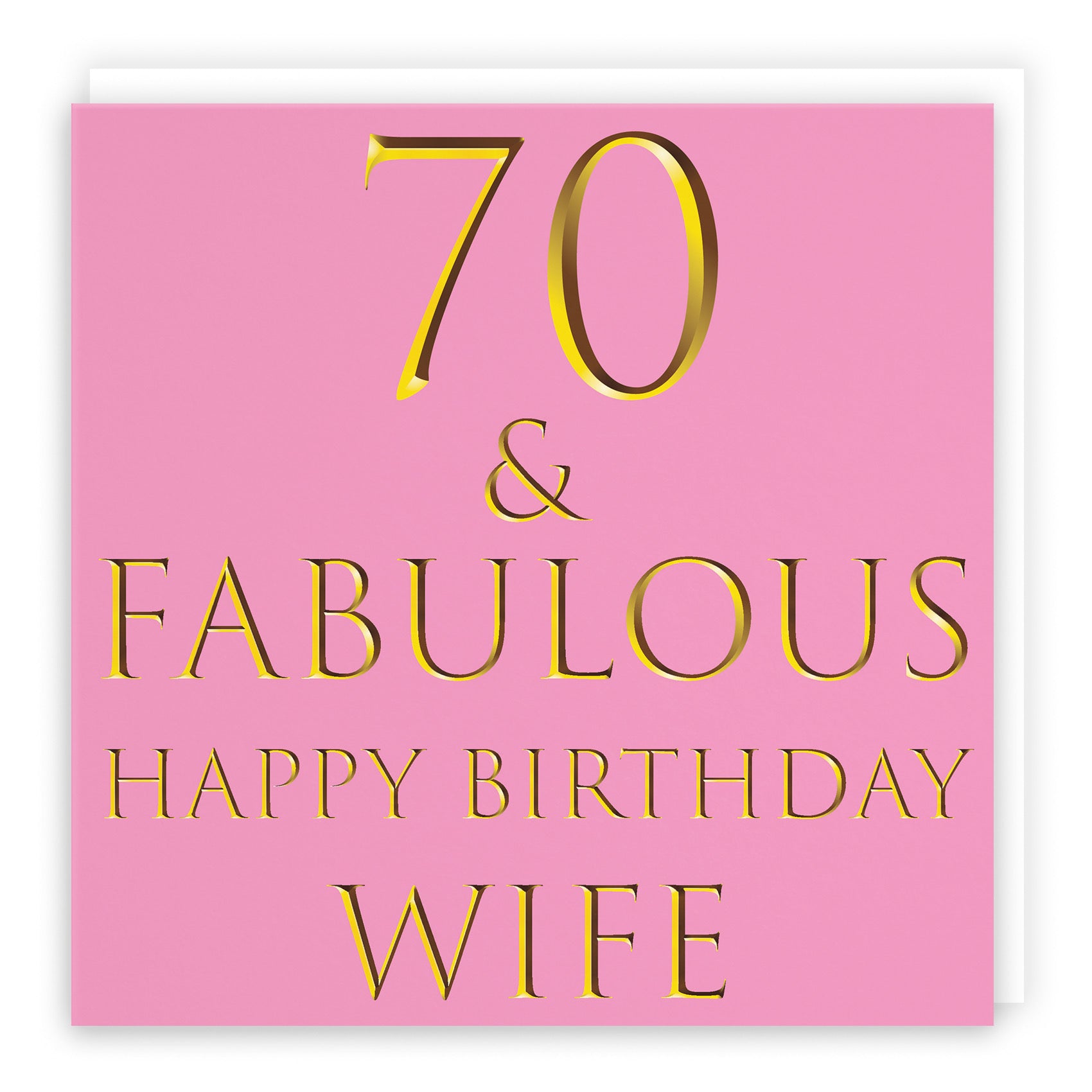70th Wife Birthday Card Still Totally Fabulous - Default Title (B08L1BTQ5K)