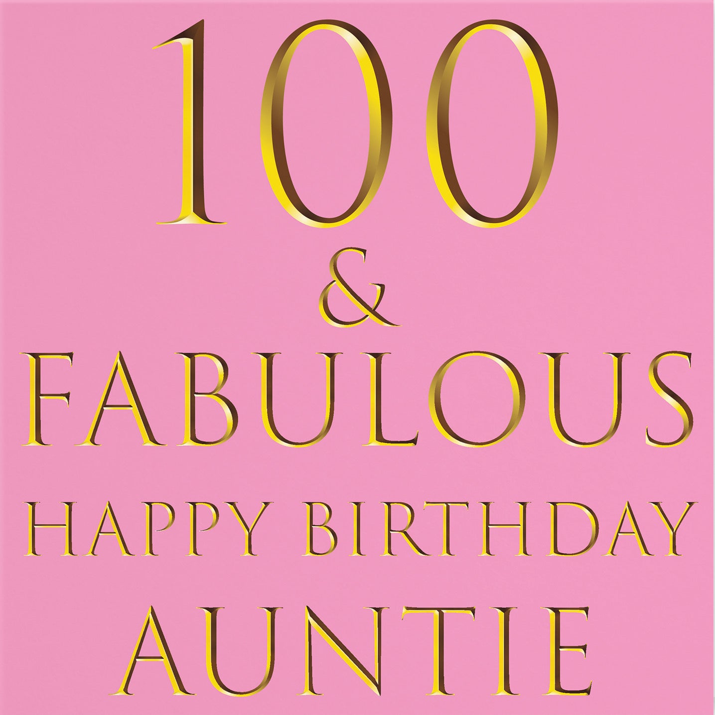 100th Auntie Birthday Card Still Totally Fabulous - Default Title (B08L1DH3LJ)