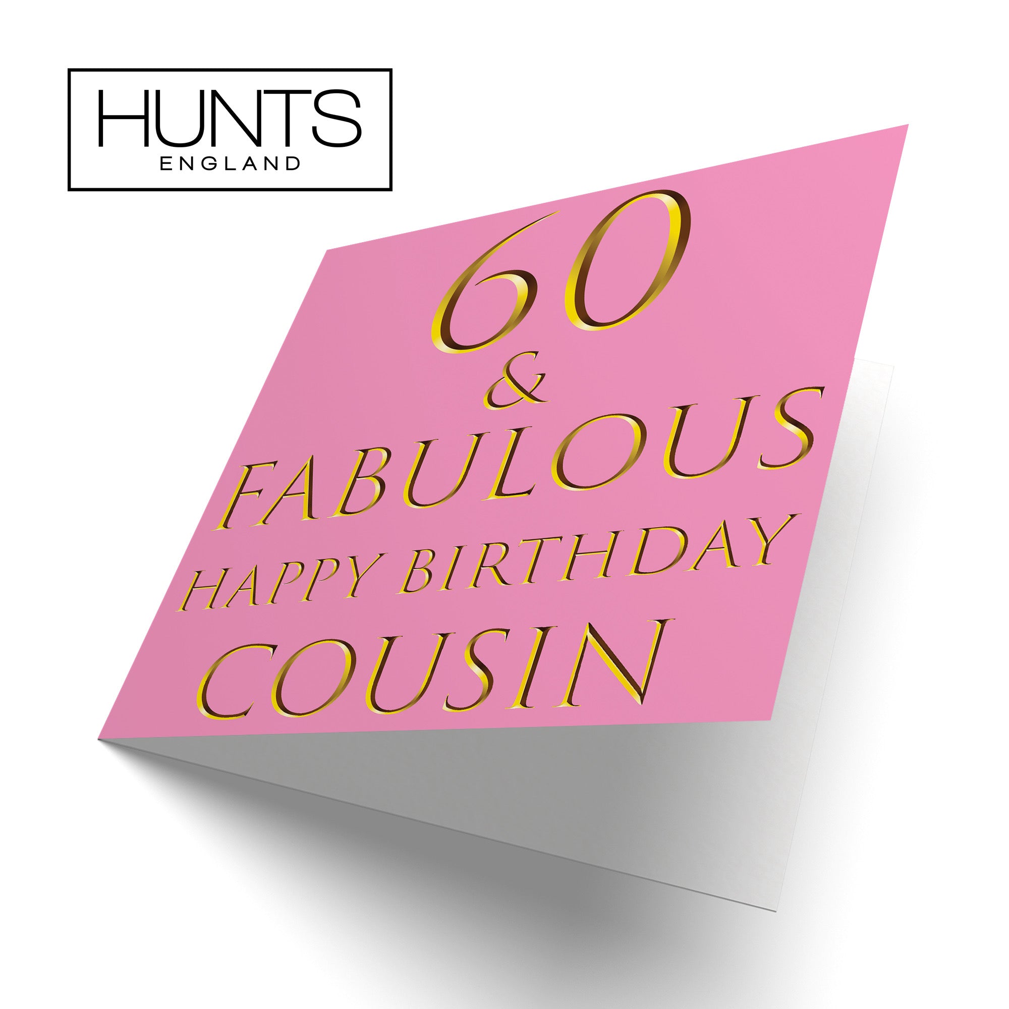 60th Cousin Birthday Card Still Totally Fabulous - Default Title (B08L1FH6TY)