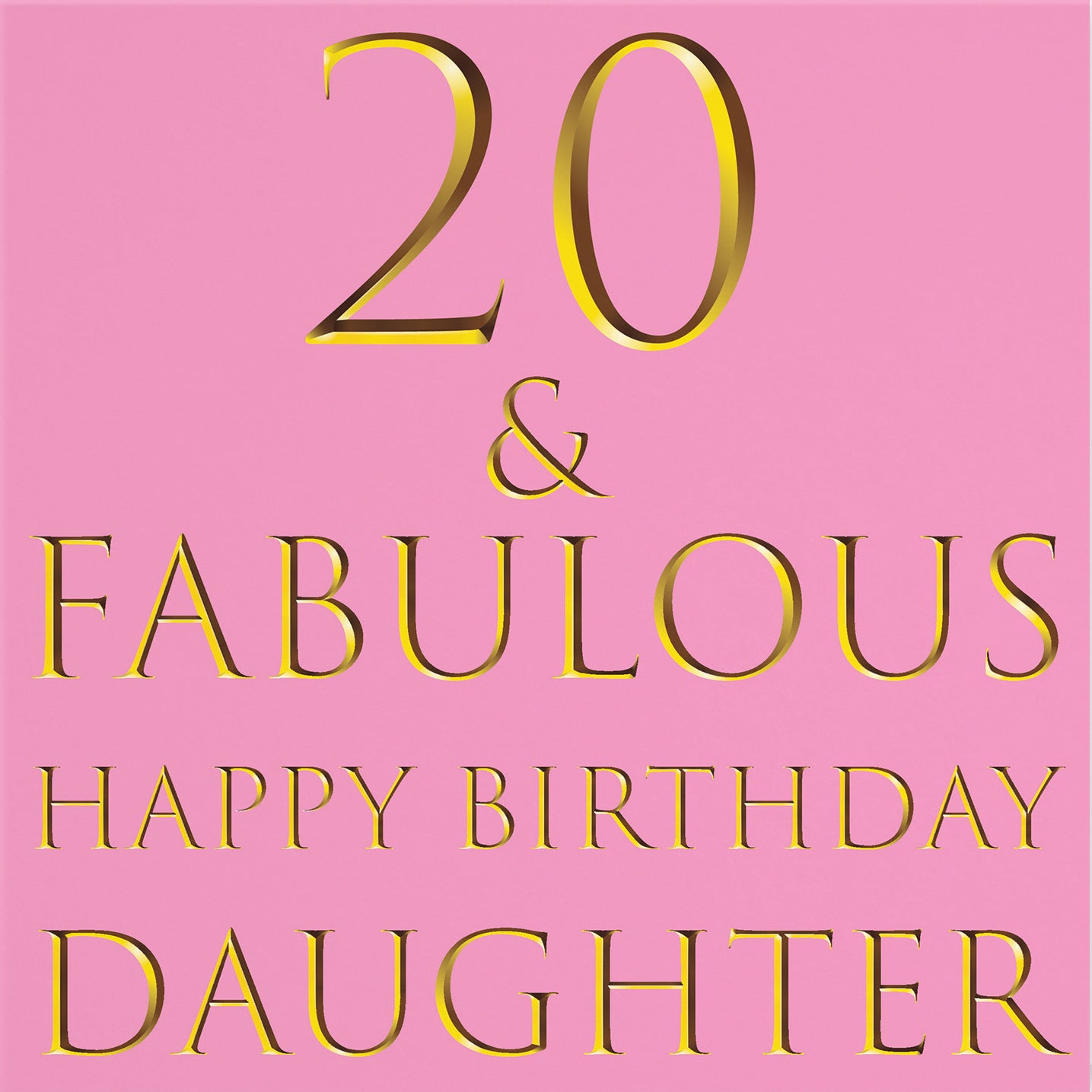 20th Daughter Birthday Card Still Totally Fabulous - Default Title (B08L21ZZGL)