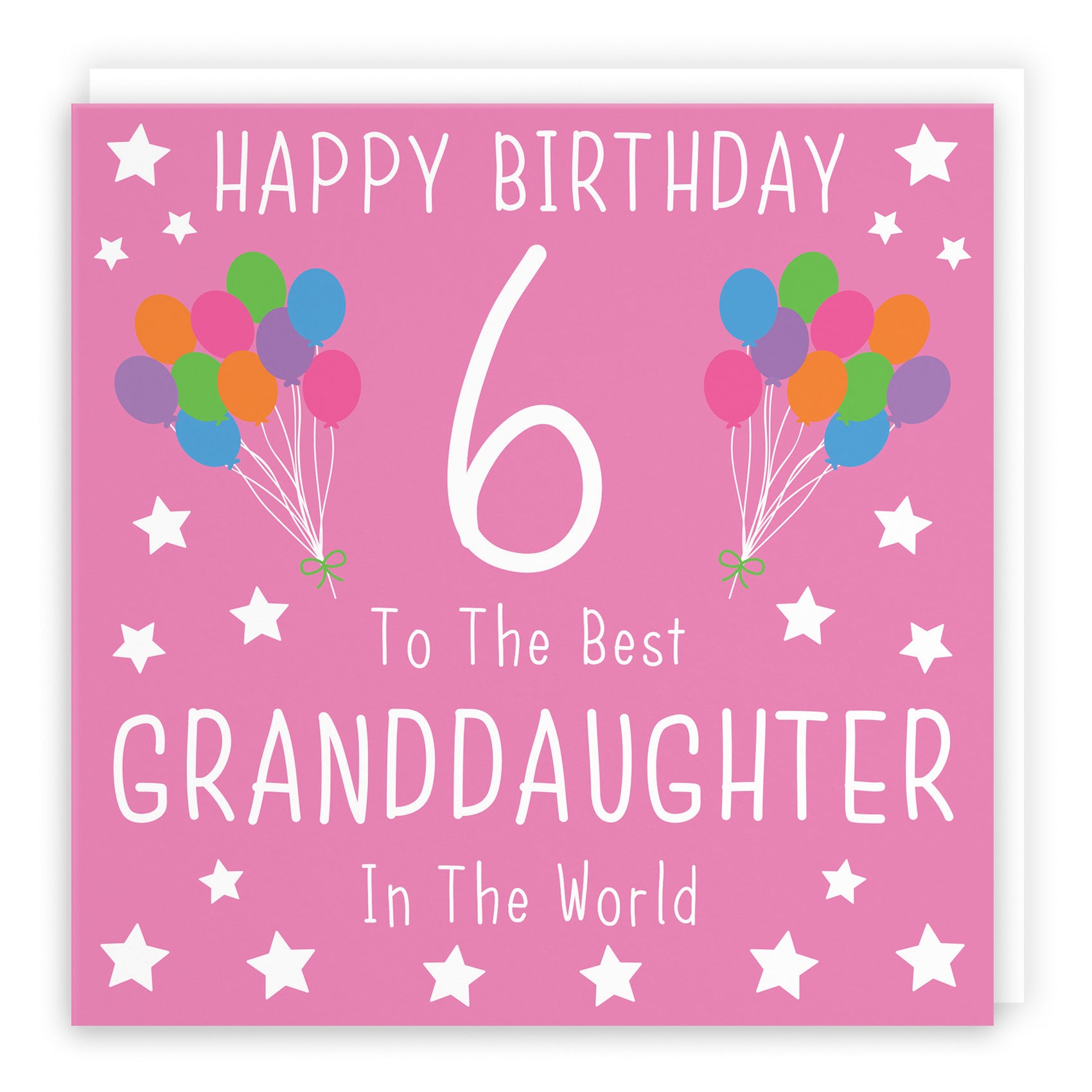 6th Granddaughter Birthday Card Iconic - Default Title (B08YGNRZ46)