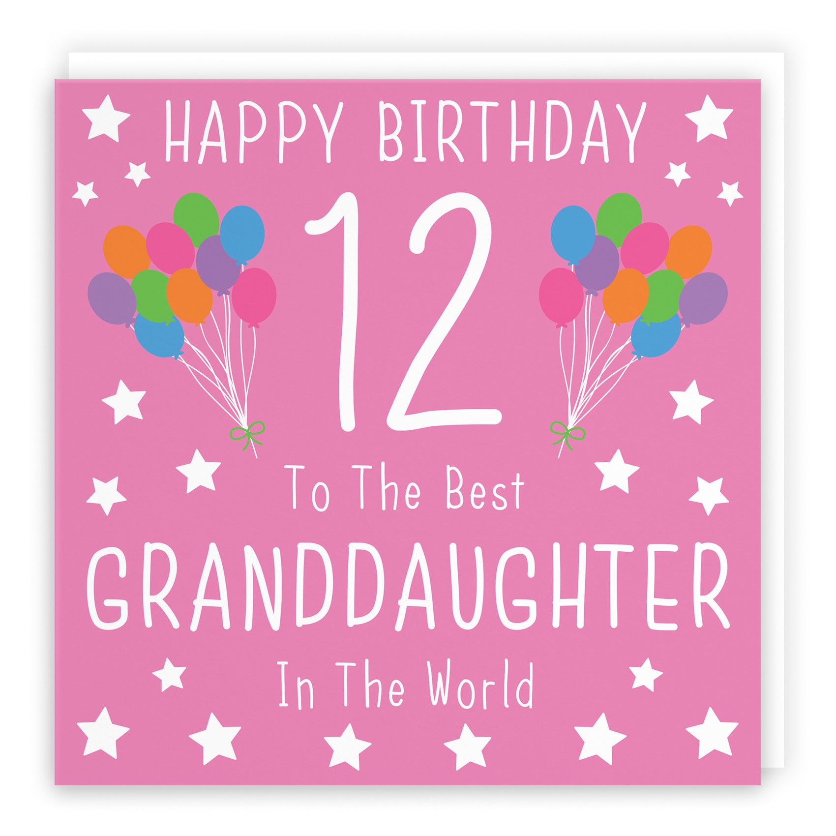 12th Granddaughter Birthday Card Iconic - Default Title (B08YGSWTCP)