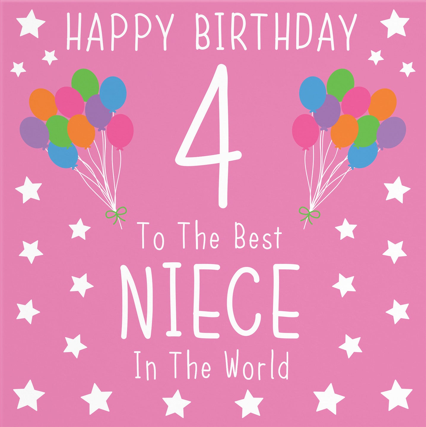 4th Niece Birthday Card Iconic - Default Title (B08YGWH5TV)