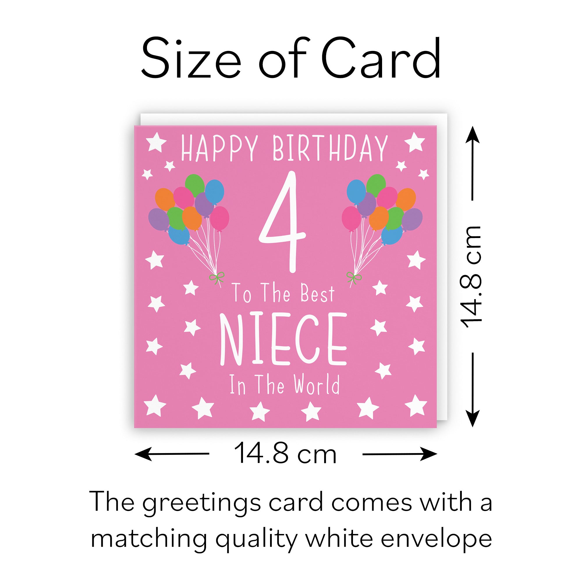 4th Niece Birthday Card Iconic - Default Title (B08YGWH5TV)