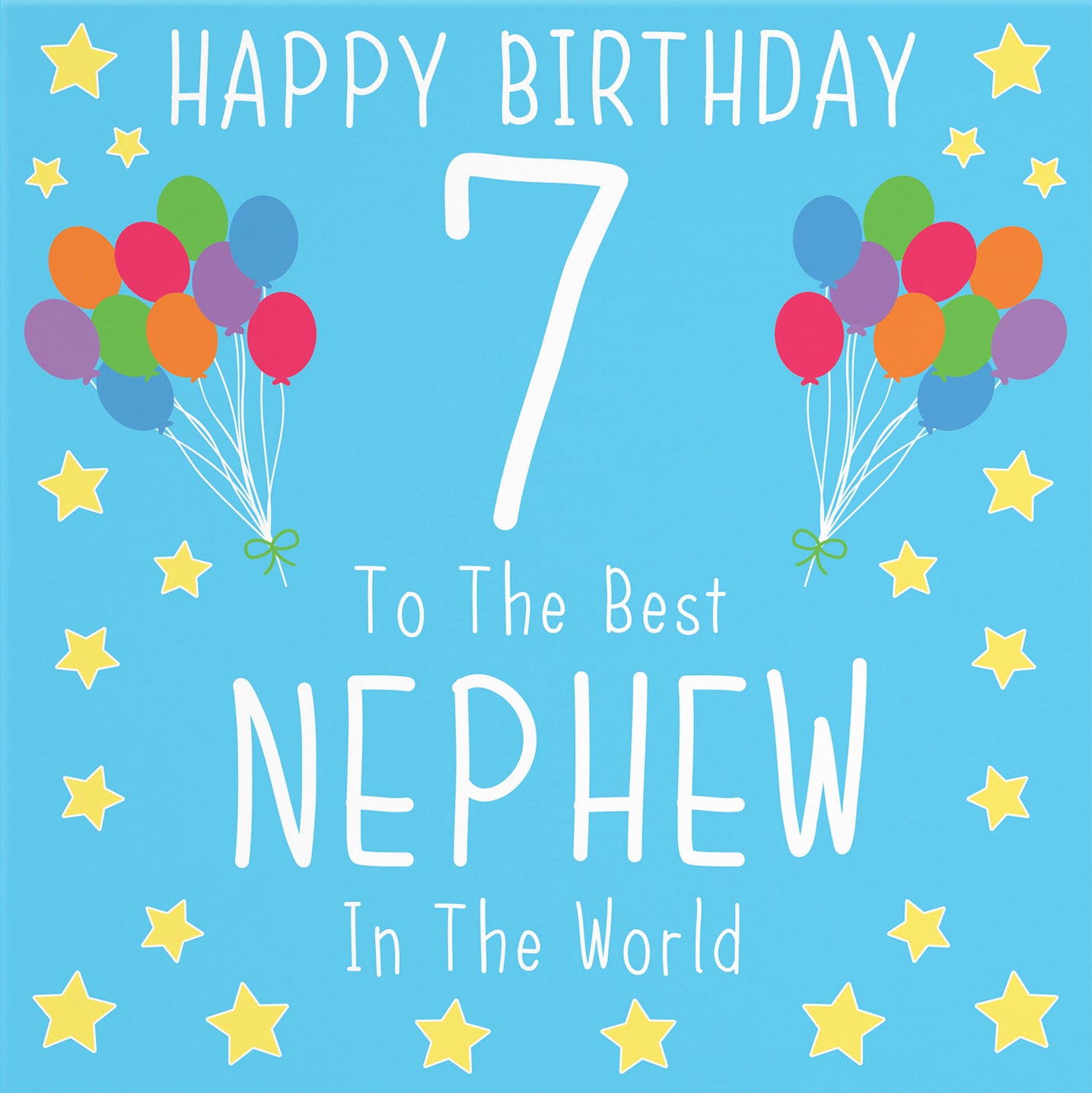 7th Nephew Birthday Card Iconic - Default Title (B08YGWY6NK)