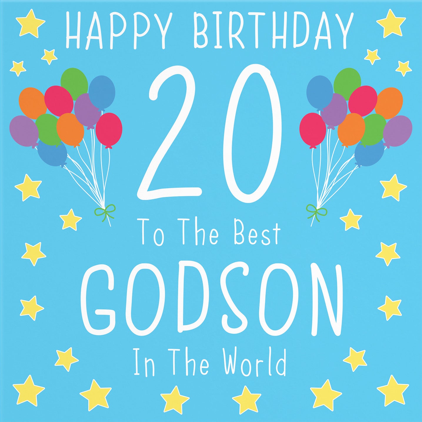 20th Godson Birthday Card Iconic - Default Title (B08YH4FQ9Z)