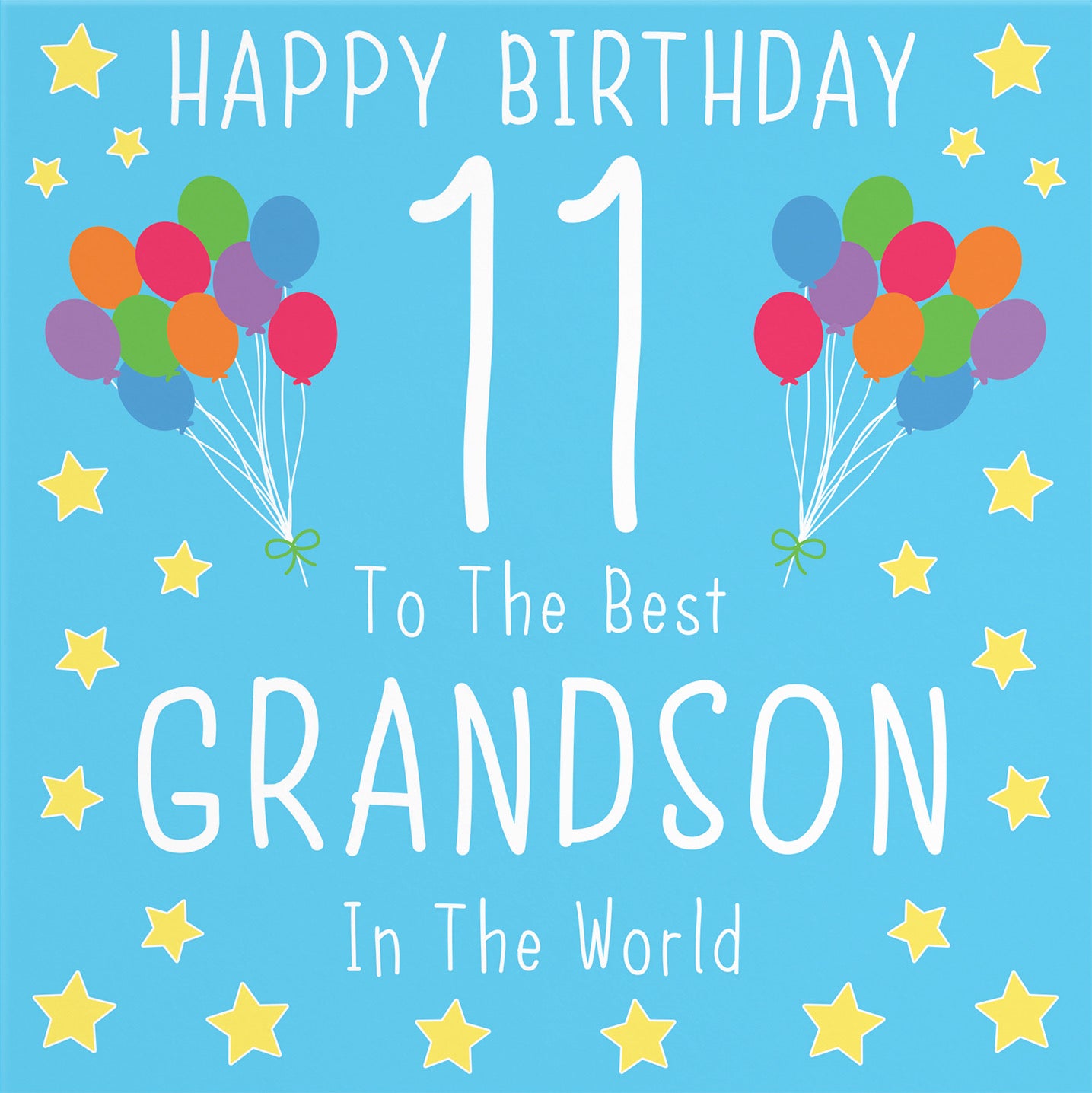 11th Grandson Birthday Card Iconic - Default Title (B08YH72CMZ)