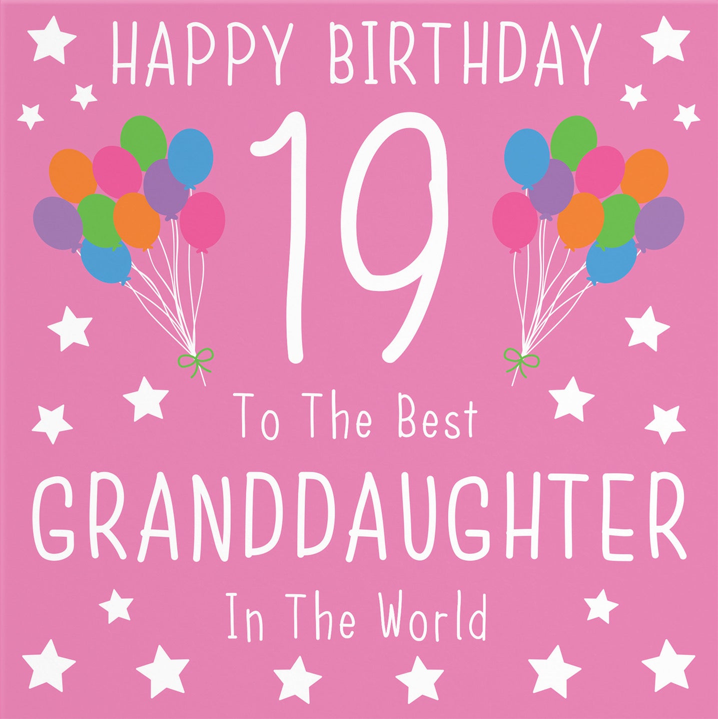19th Granddaughter Birthday Card Iconic - Default Title (B08YHKXJQY)