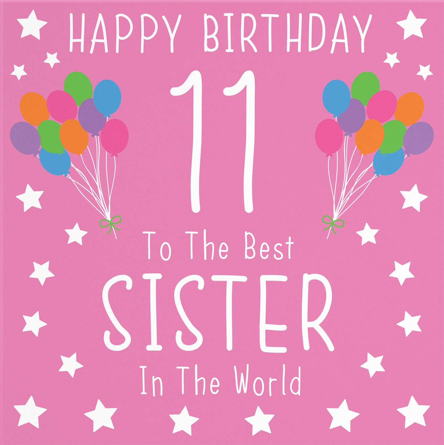 11th Sister Birthday Card Iconic - Default Title (B0947B419M)