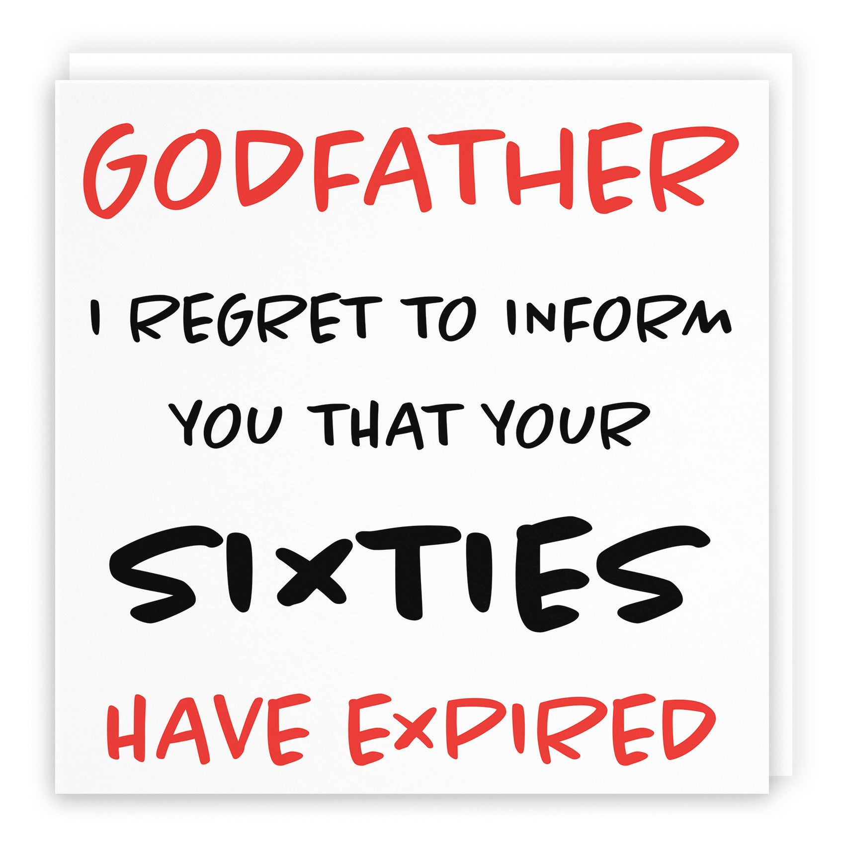 70th Godfather Humorous Birthday Card Retro - Default Title (B0947B4QDV)