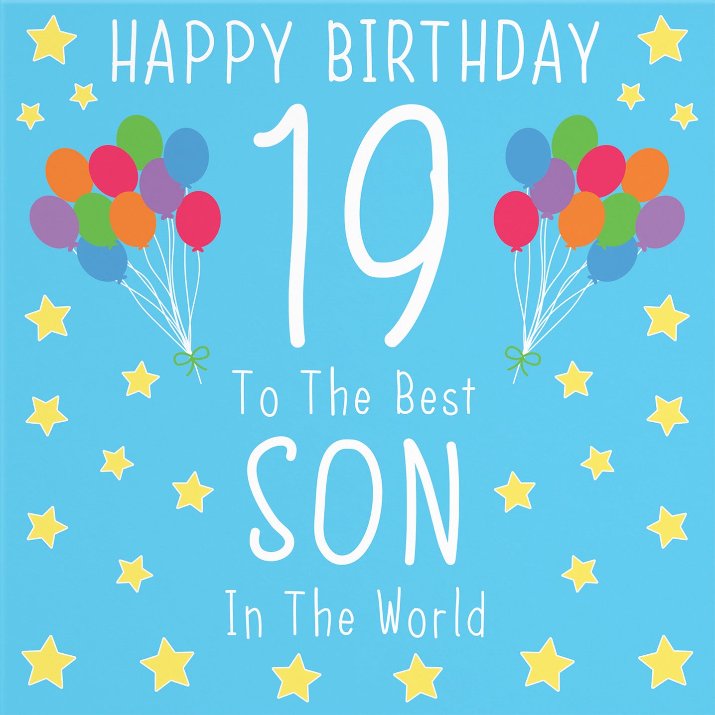 19th Son Birthday Card Iconic - Default Title (B0947DDDC9)