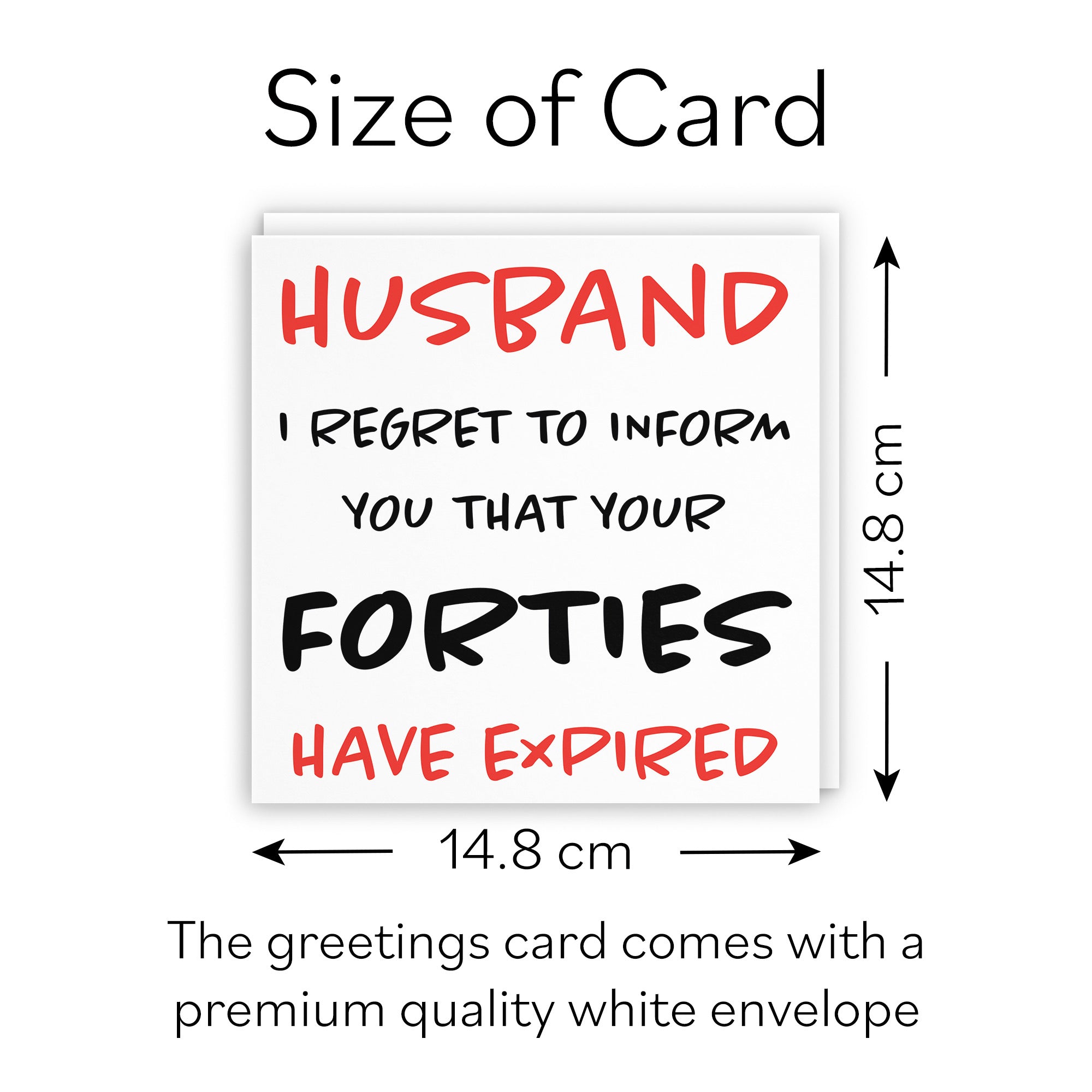 50th Husband Humorous Birthday Card Retro - Default Title (B0947DHVC6)