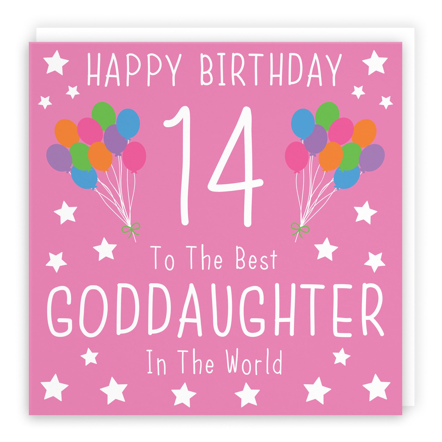 14th Goddaughter Birthday Card Iconic - Default Title (B0947PPBP6)