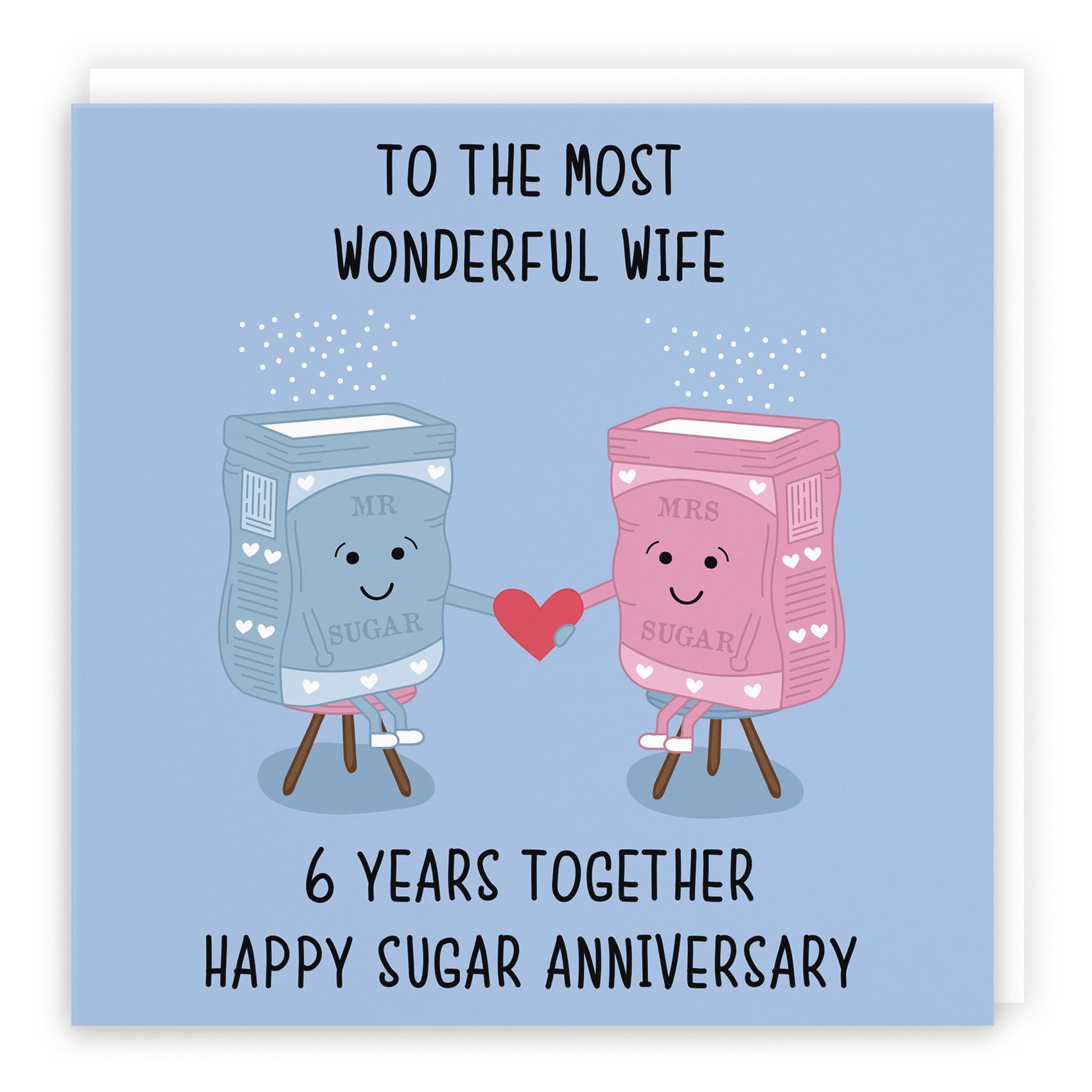 6th Wife Anniversary Card Iconic - Default Title (B098FDGYKH)
