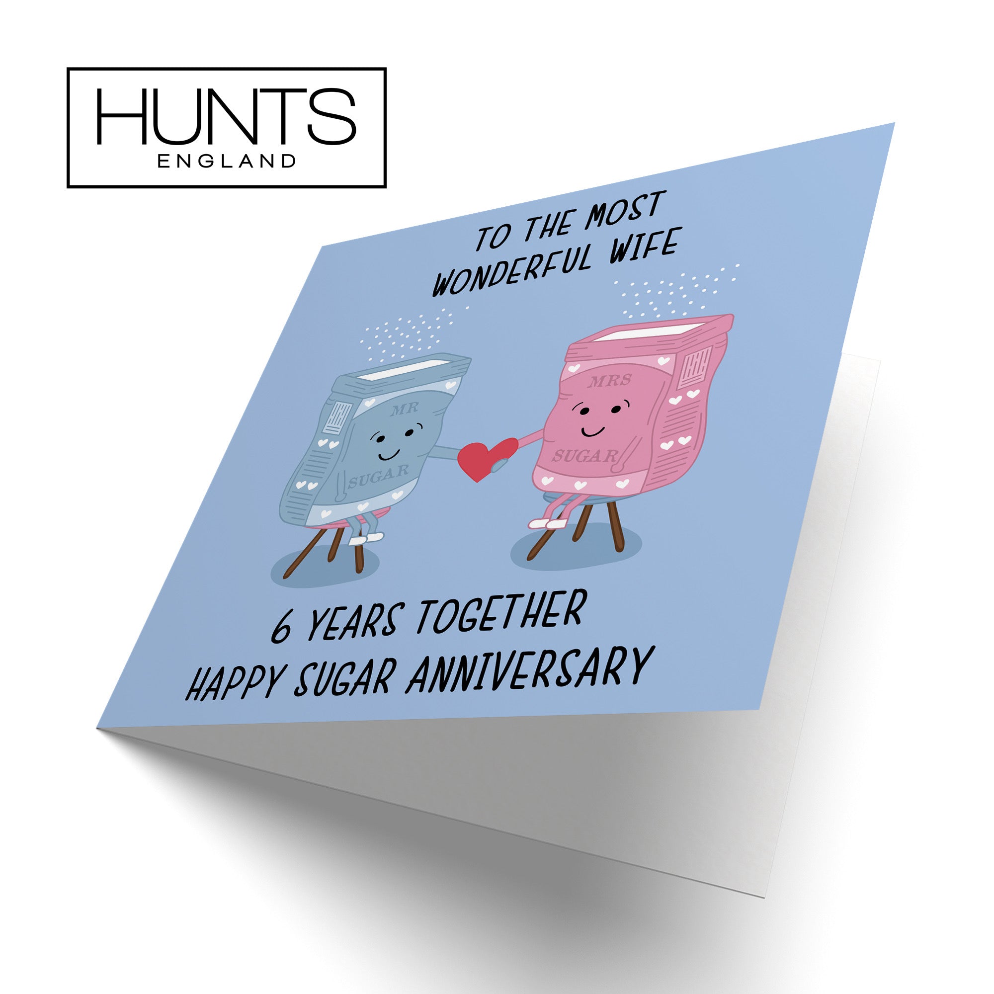 6th Wife Anniversary Card Iconic - Default Title (B098FDGYKH)