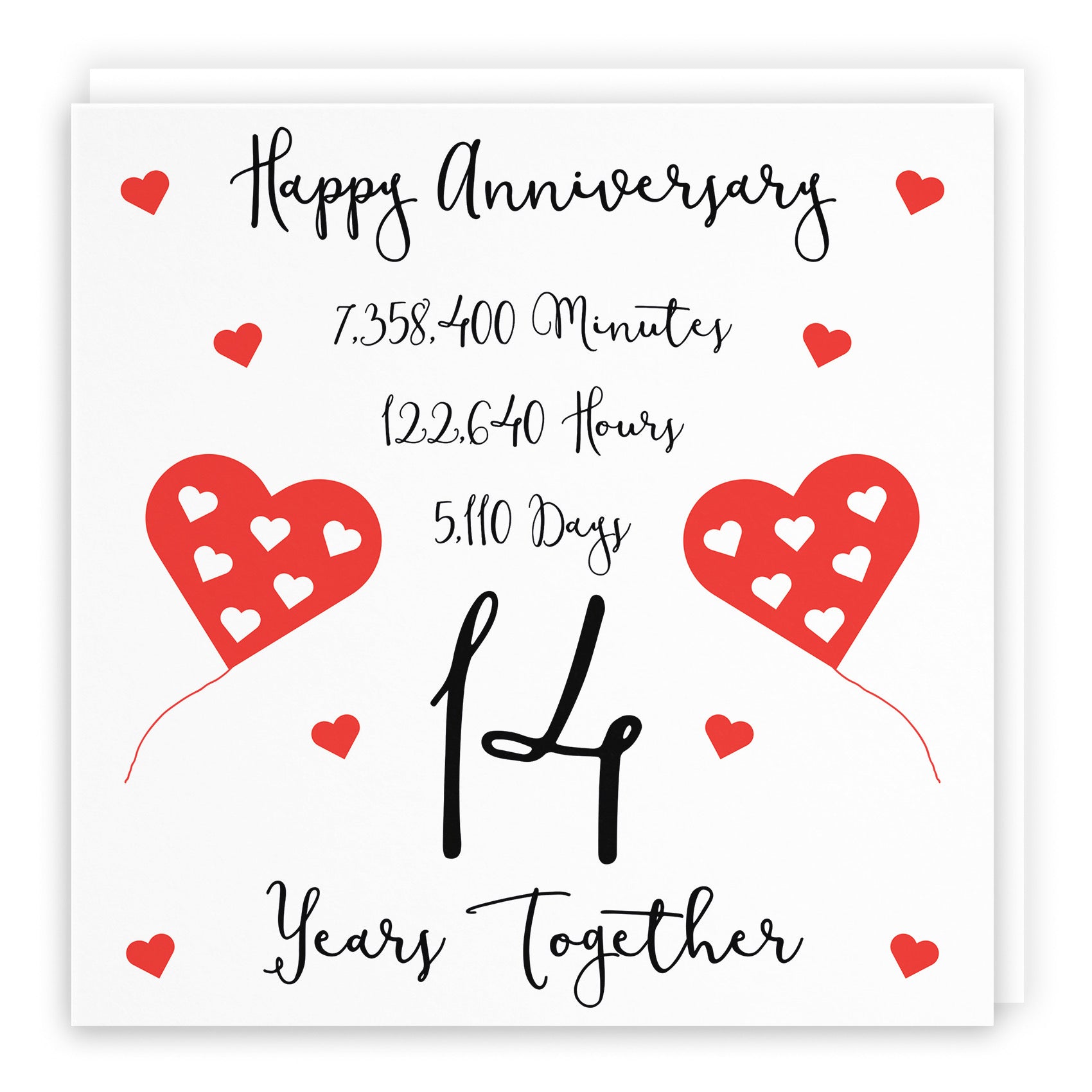 14th Anniversary Card Timeless - Default Title (B098FDH7HS)