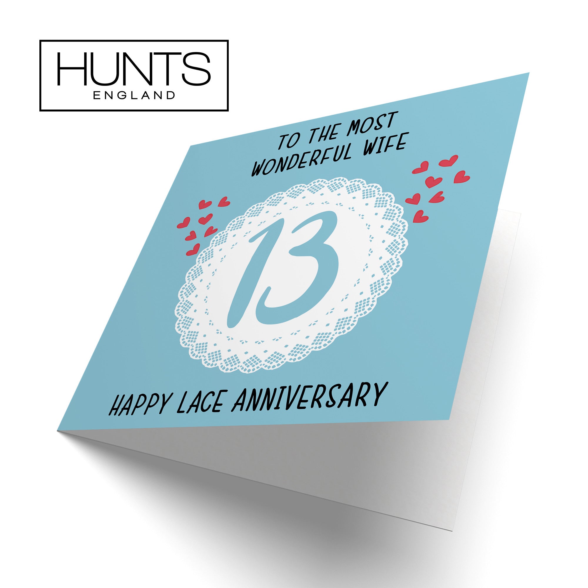 13th Wife Anniversary Card Iconic - Default Title (B098FFDP12)