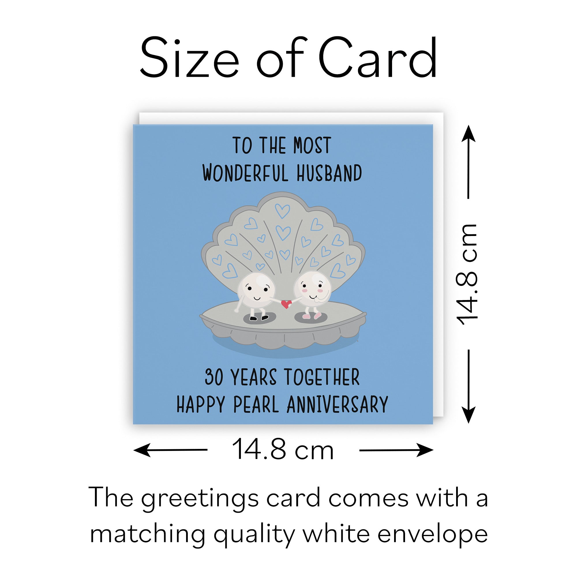 30th Husband Anniversary Card Iconic - Default Title (B098FFK68F)