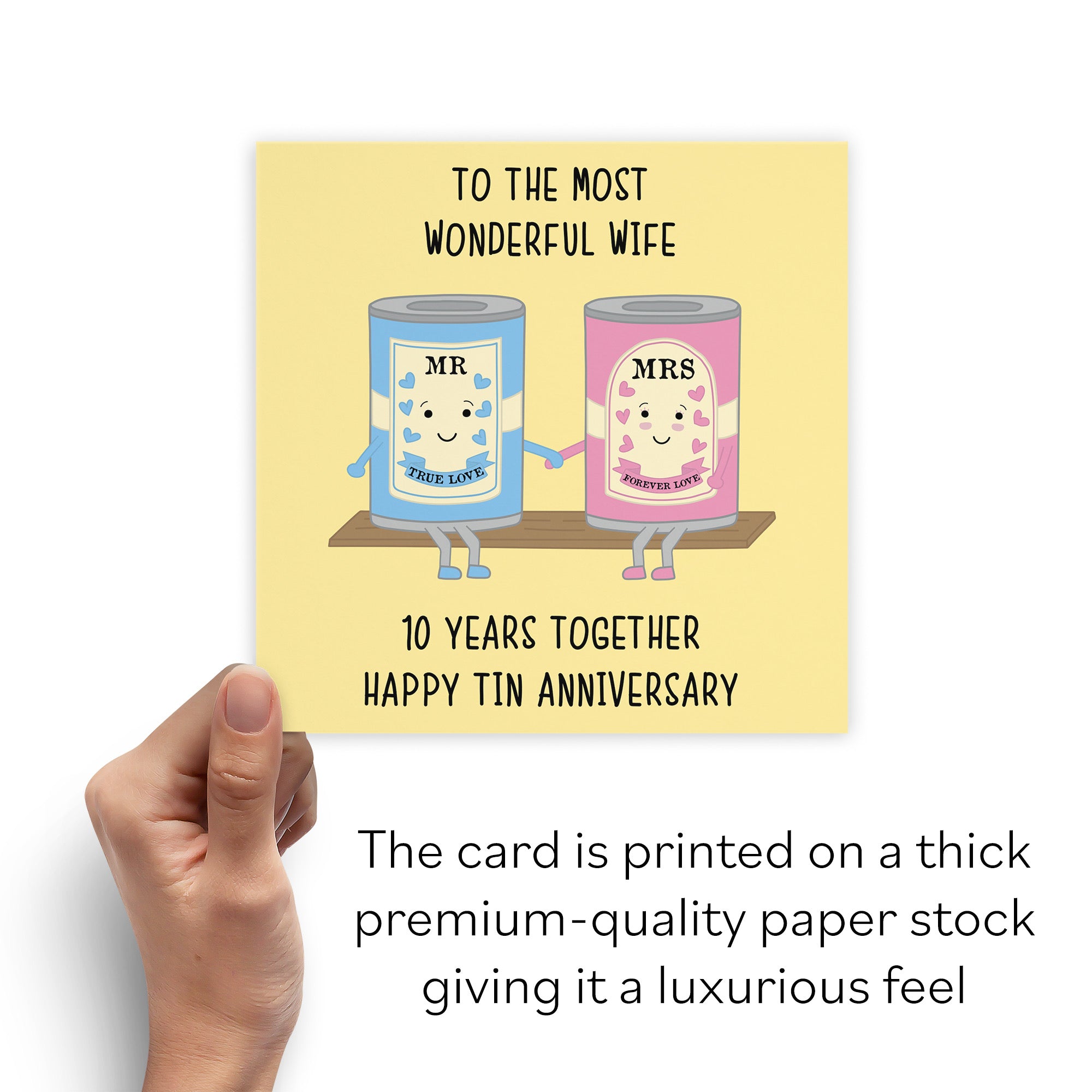 10th Wife Anniversary Card Iconic - Default Title (B098FFLKTM)