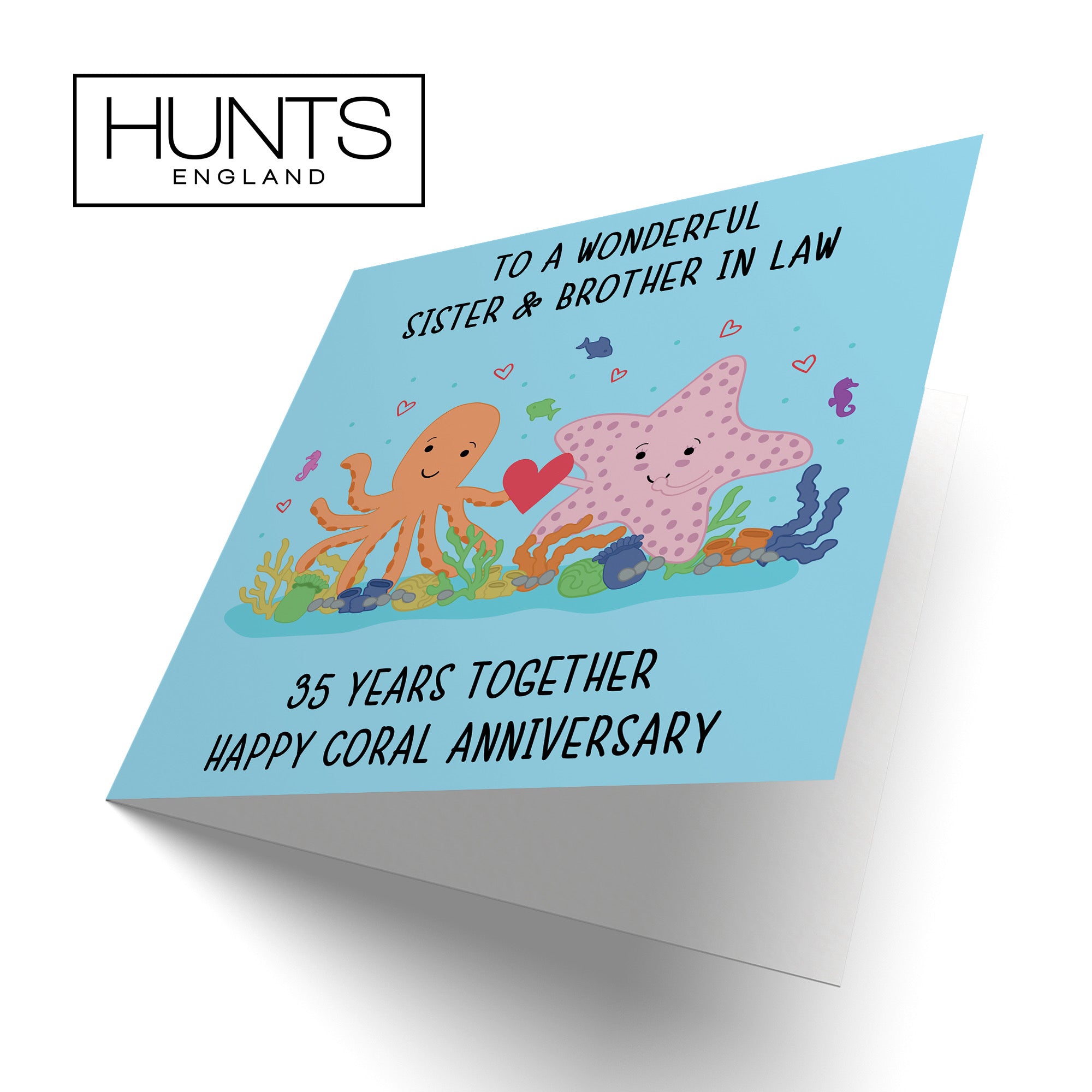 35th Sister And Brother In Law Anniversary Card Iconic - Default Title (B098FFYX73)