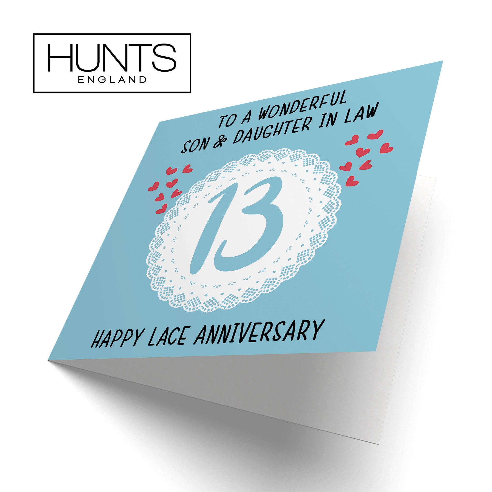 13th Son And Daughter In Law Anniversary Card Iconic - Default Title (B098FGX3ND)