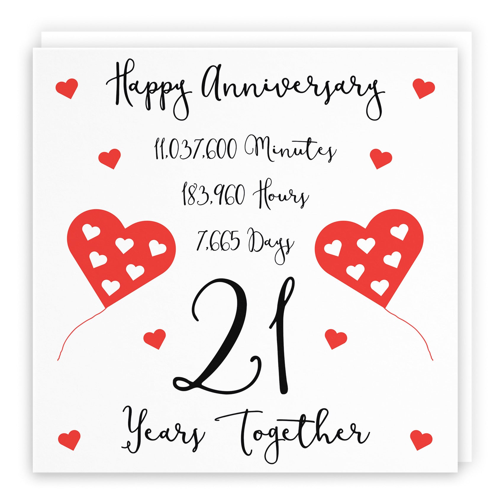 21st Anniversary Card Timeless - Default Title (B098FGZYWZ)