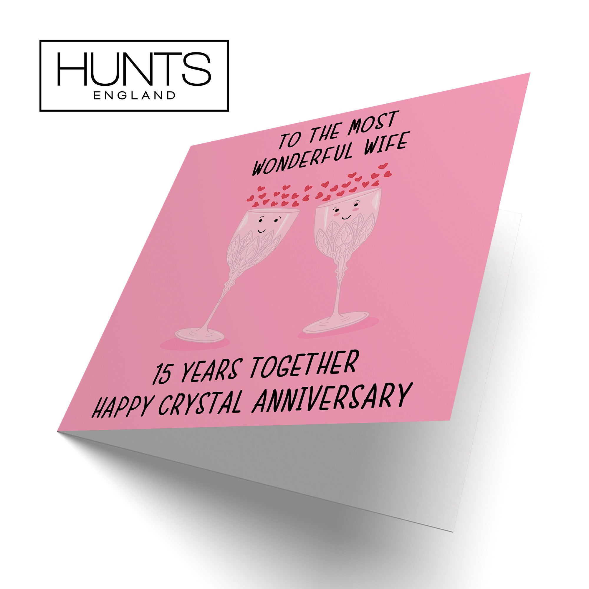 15th Wife Anniversary Card Iconic - Default Title (B098FH1YVF)