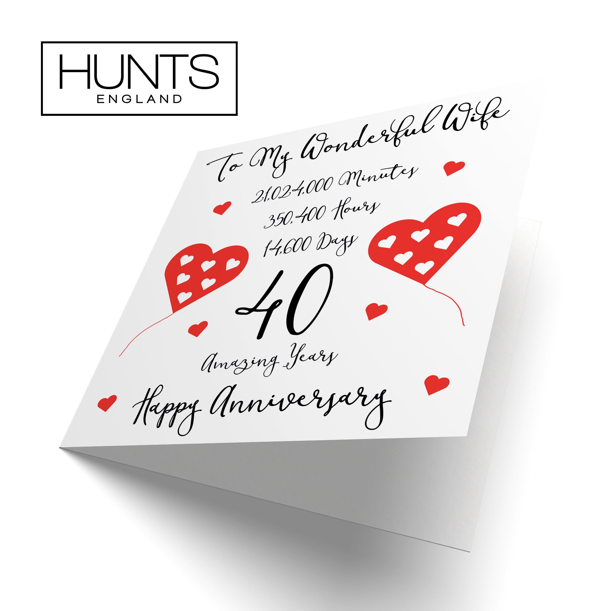 40th Wife Anniversary Card Timeless - Default Title (B098FHPRR4)
