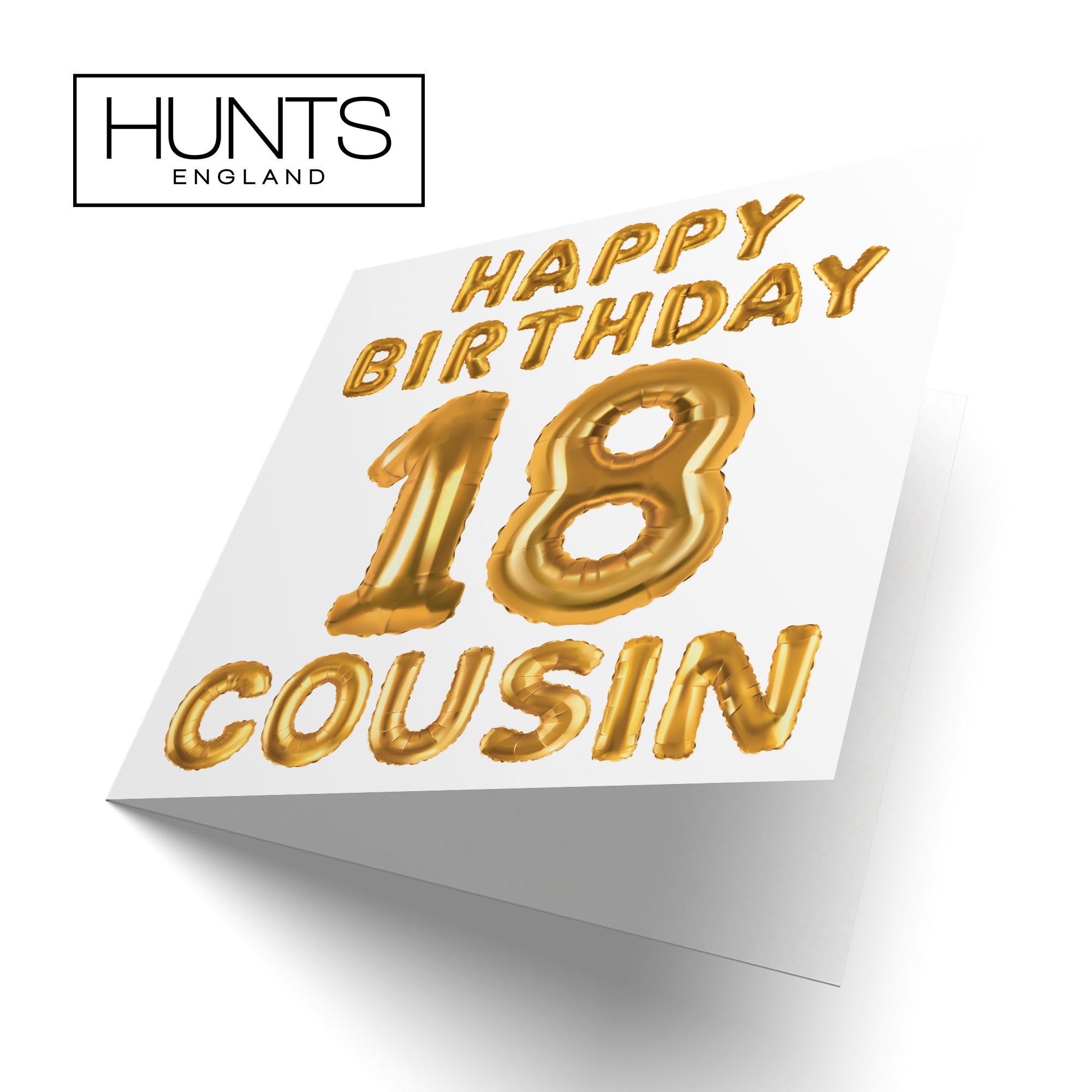 18th Cousin Birthday Card Balloon - Default Title (B09GL8ZYZD)