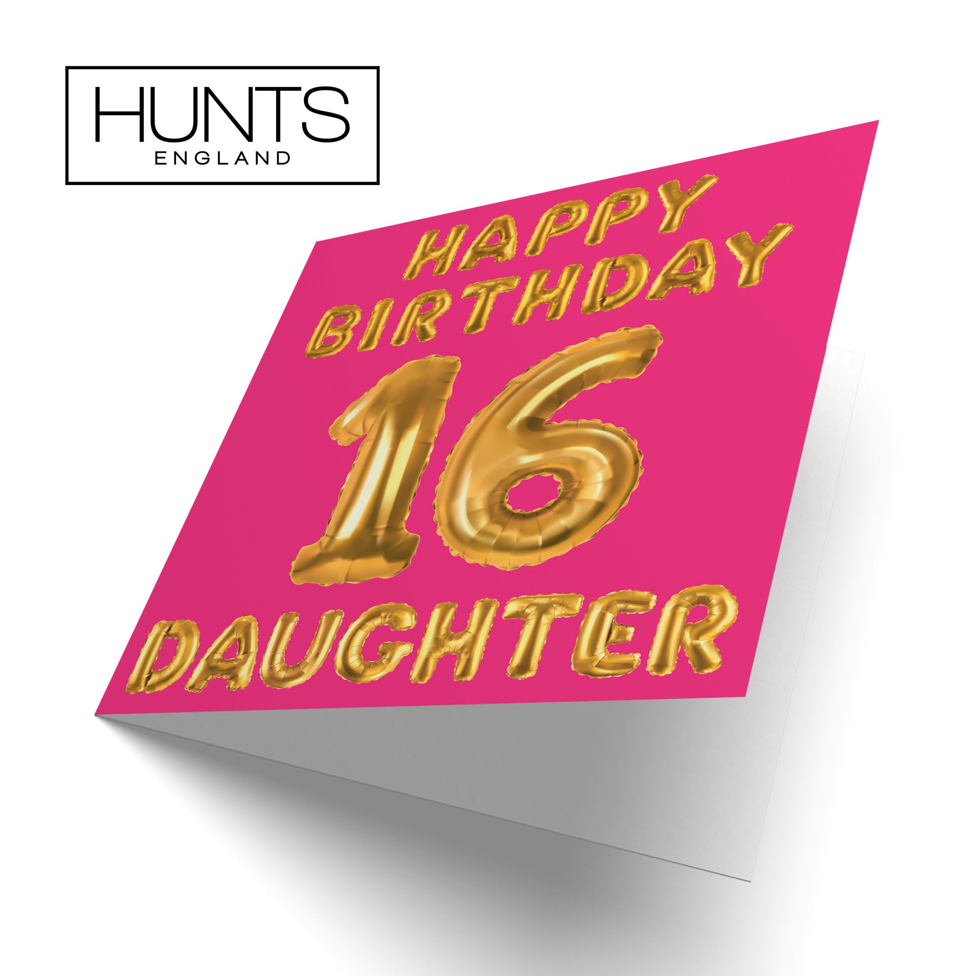 16th Daughter Birthday Card Balloon - Default Title (B09GLB8LWP)