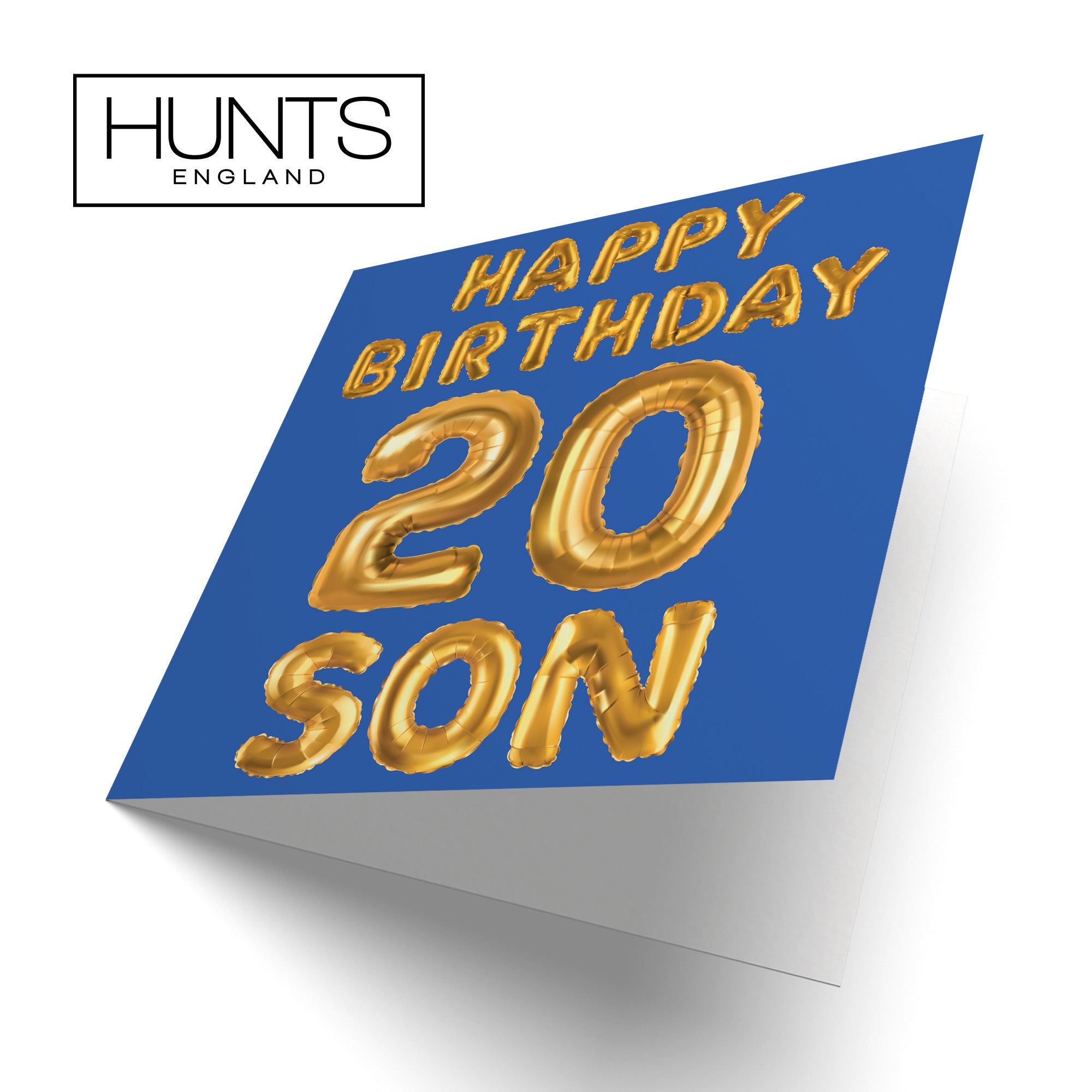20th Son Birthday Card Balloon - Default Title (B09GLC2H21)
