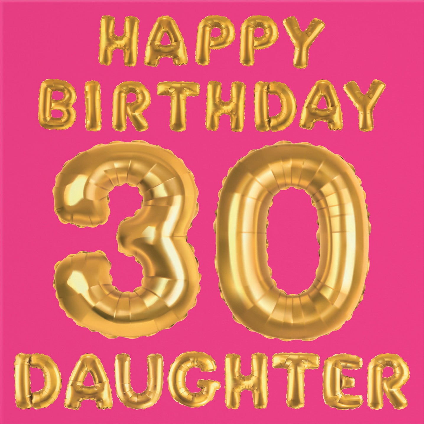 30th Daughter Birthday Card Balloon - Default Title (B09GLDP7X7)