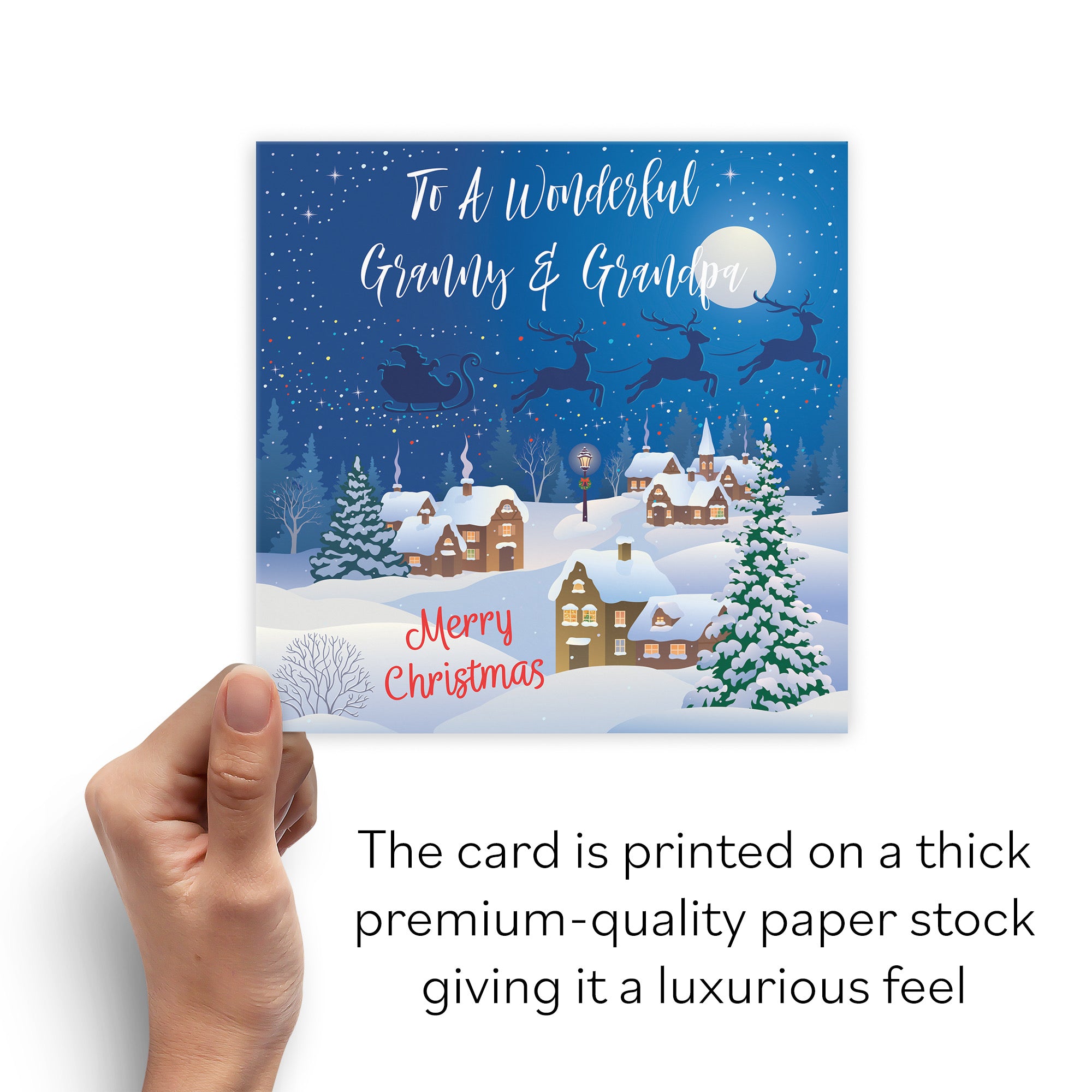 Granny And Grandpa Winter Wonderland Christmas Card - Default Title (B09K7SVXSR)