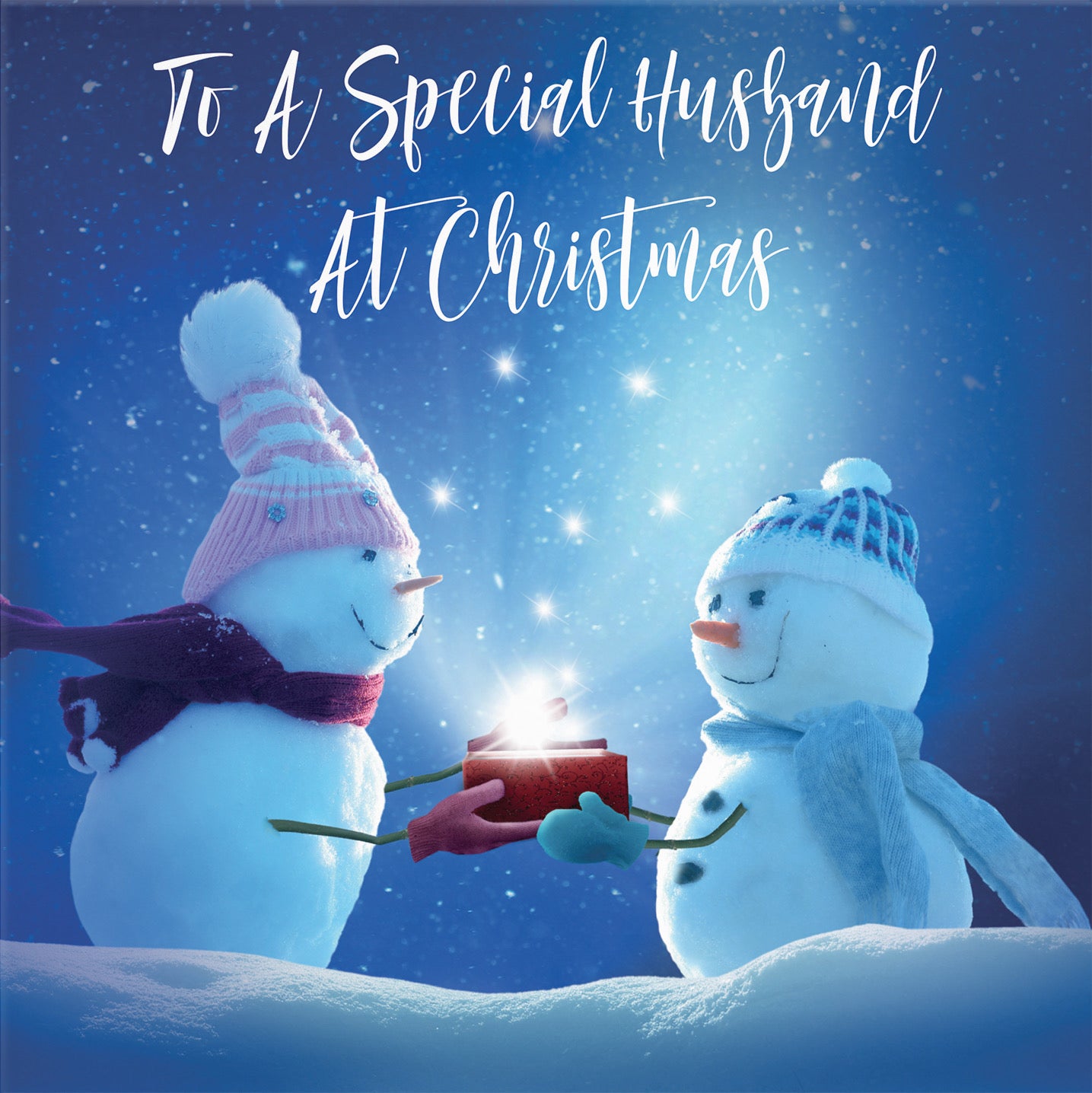 Husband Starry Night Christmas Card - Default Title (B09K7TC4WM)