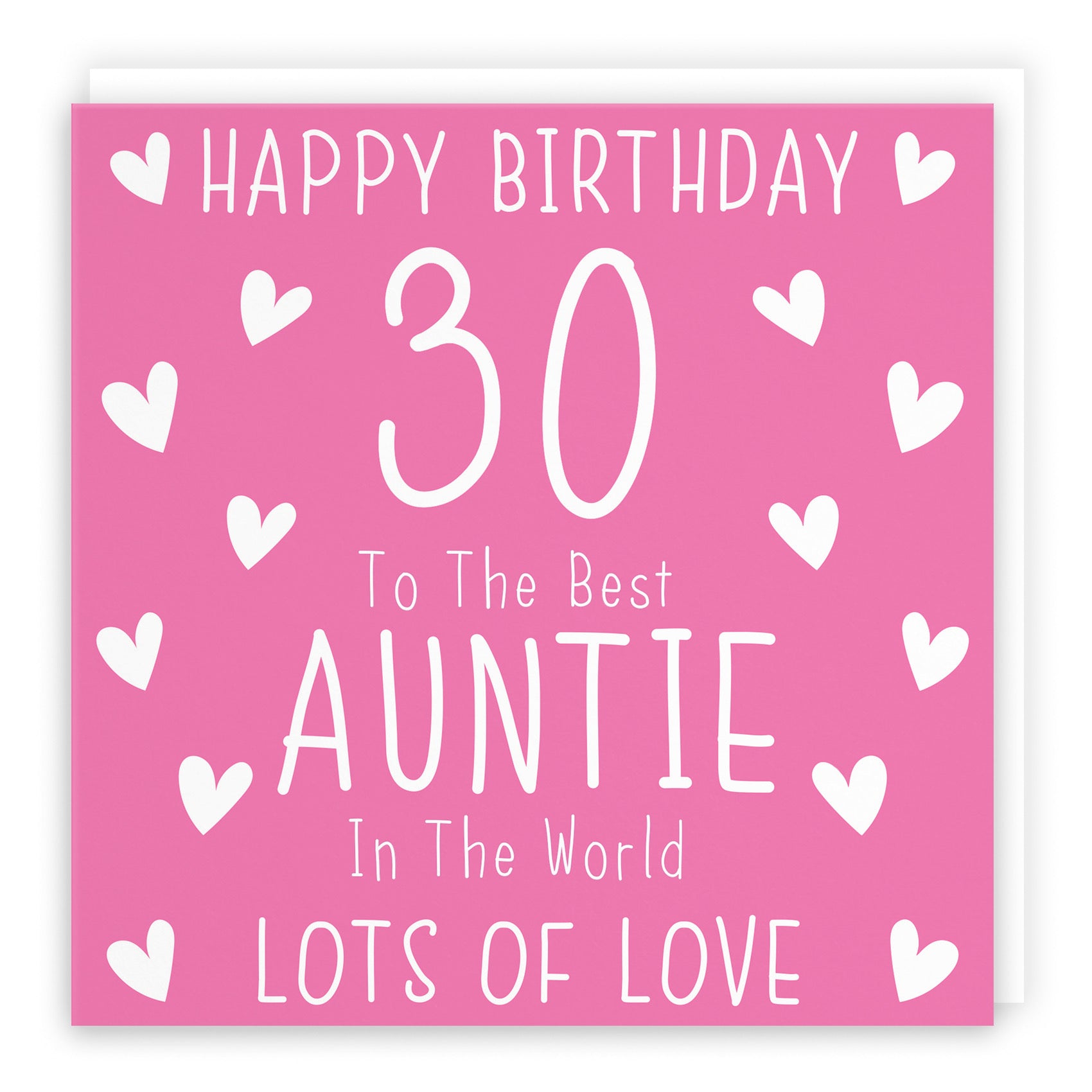 30th Auntie Birthday Card Iconic - Default Title (B09Q7BV5WN)