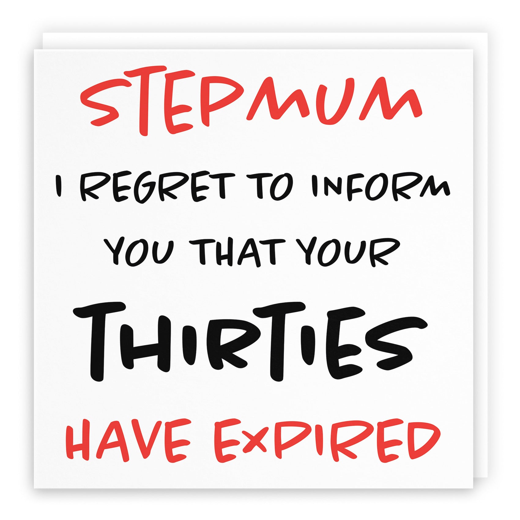 40th Stepmum Birthday Card Retro - Default Title (B09Q7C6NT9)