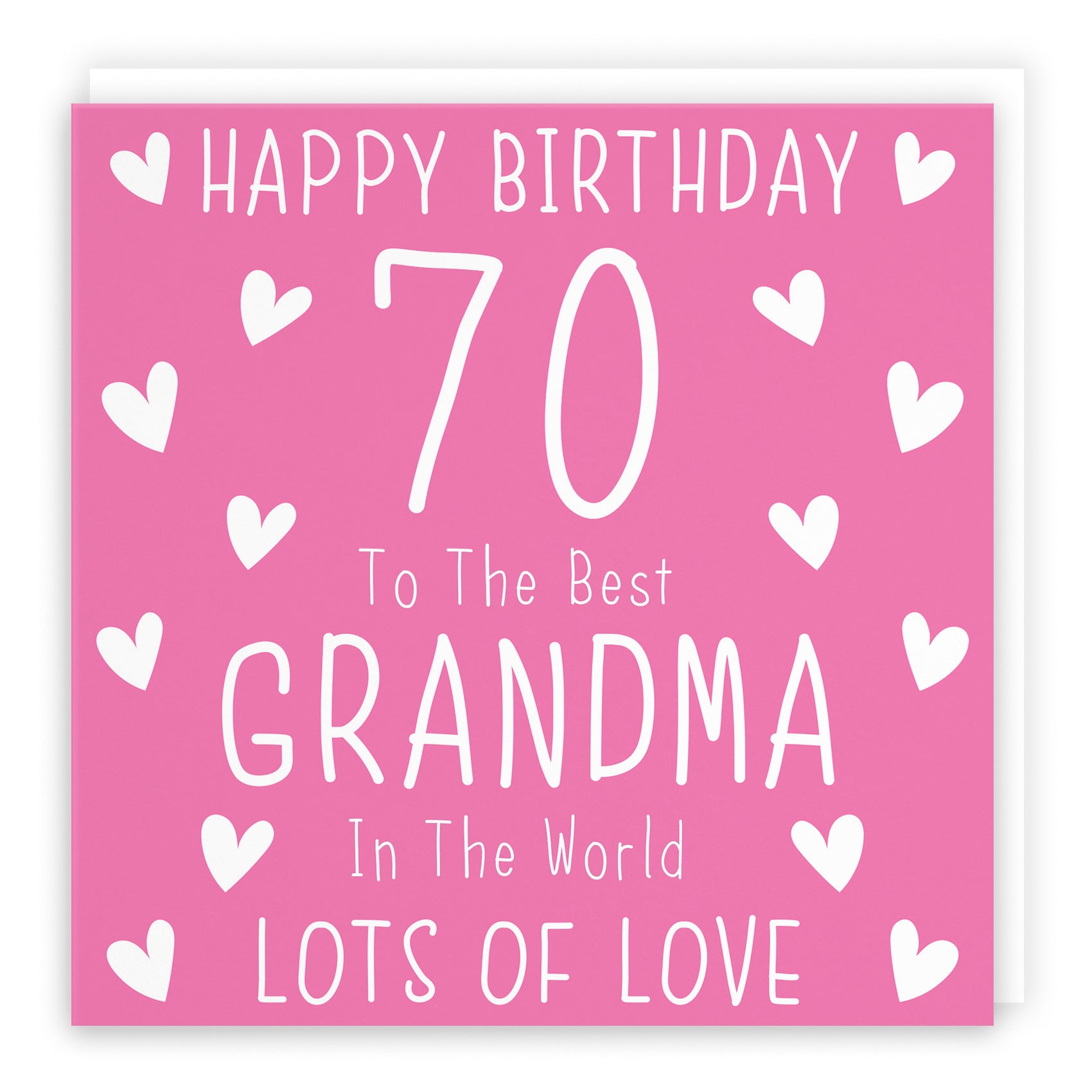 70th Grandma Birthday Card Iconic - Default Title (B09Q7DPWPF)