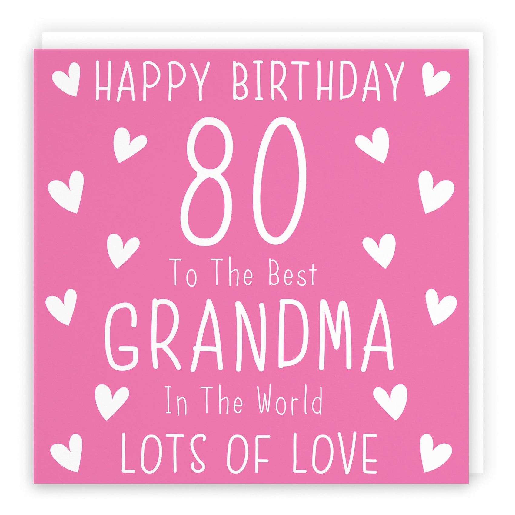 80th Grandma Birthday Card Iconic - Default Title (B09Q7GCBHX)