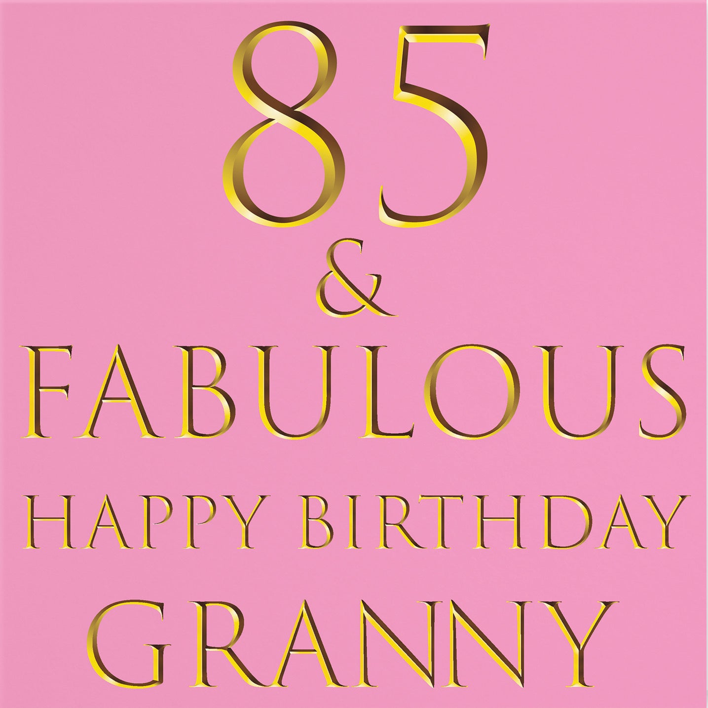 85th Granny Birthday Card Fabulous - Default Title (B09Q7KW322)