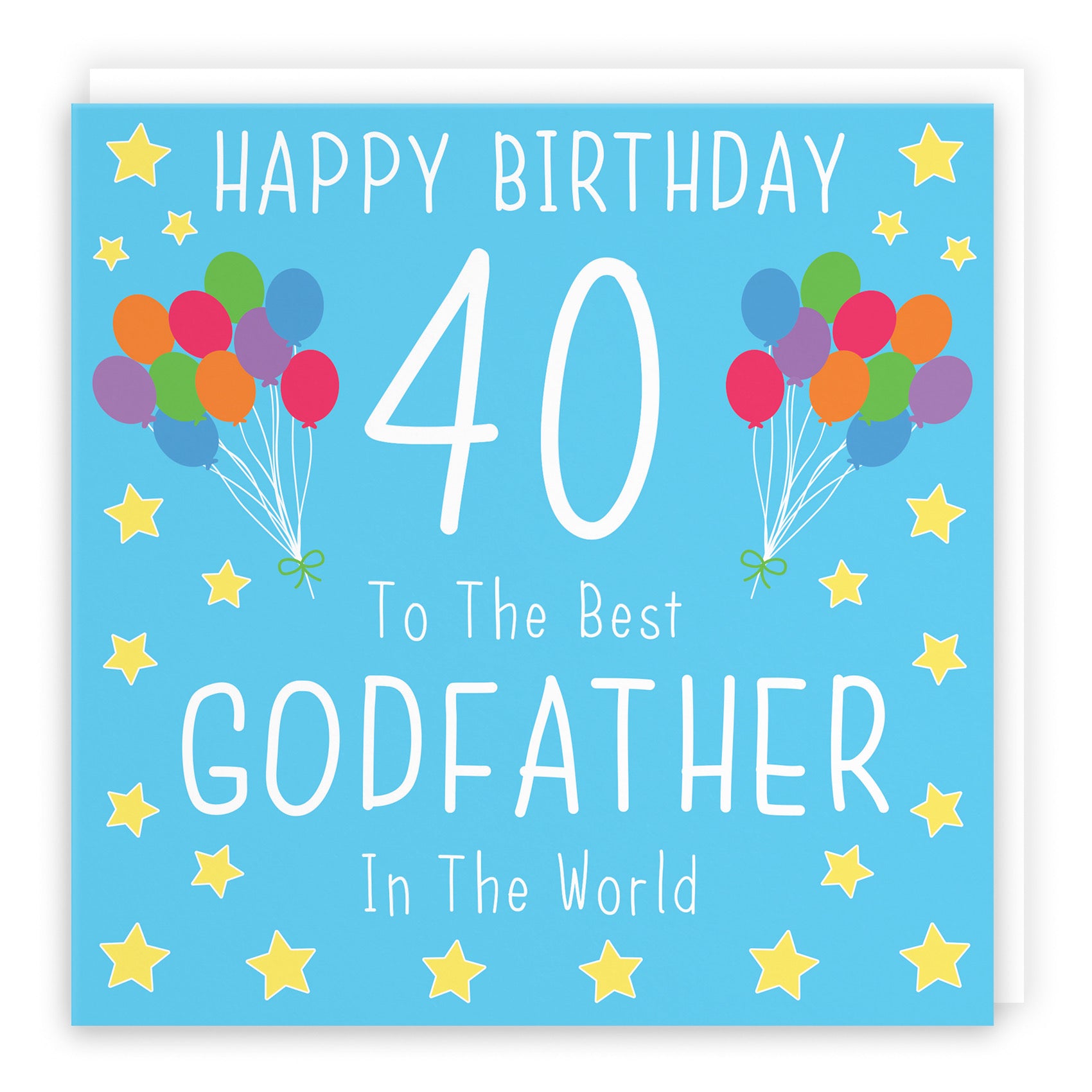 40th Godfather Birthday Card Iconic - Default Title (B09Q7LL76P)